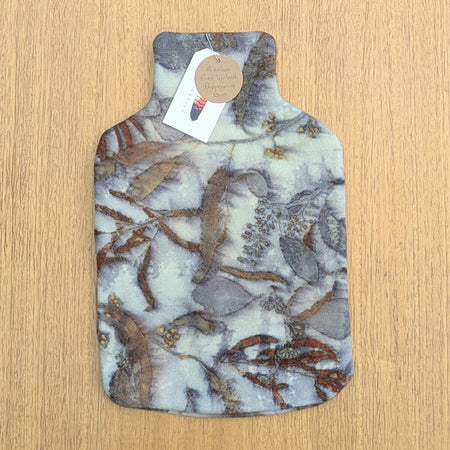 Ecoprint hot water bottle cover