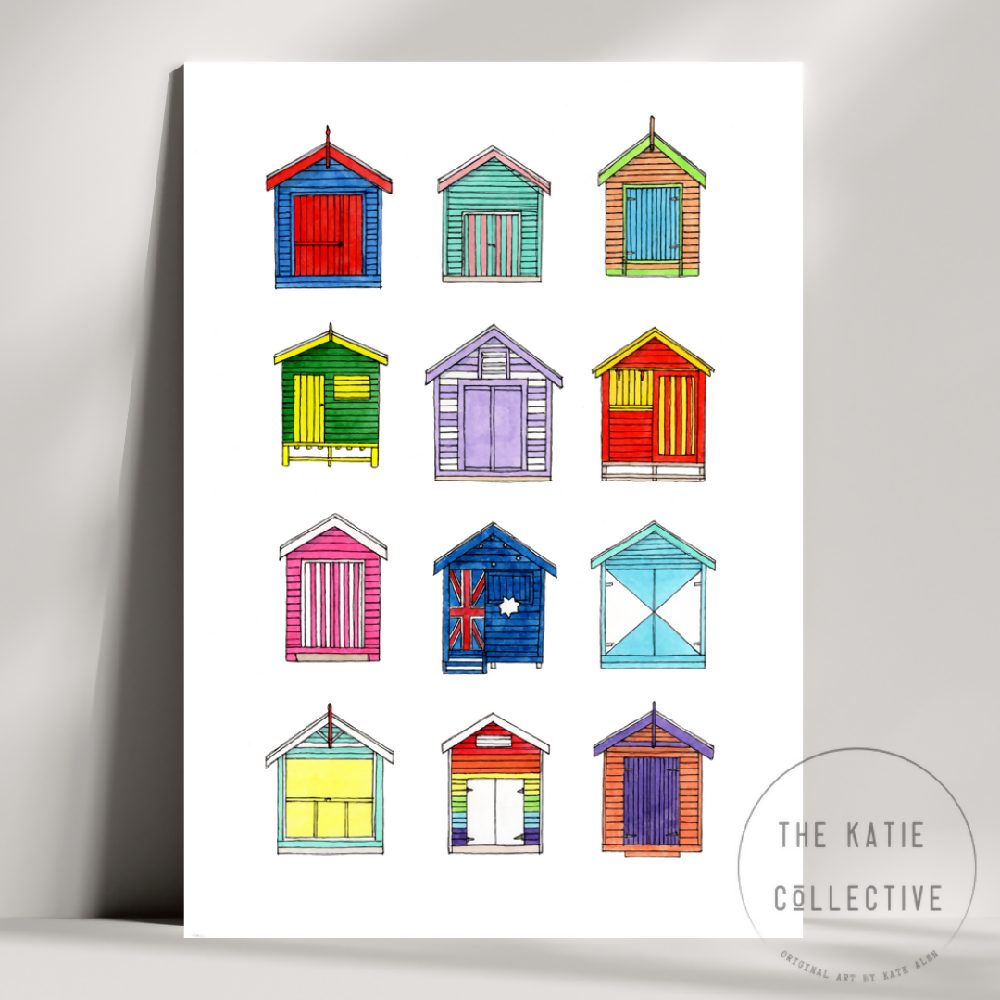 the katie collective - brighton bathing boxes