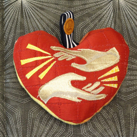 Heart Cushion - Healing Hands