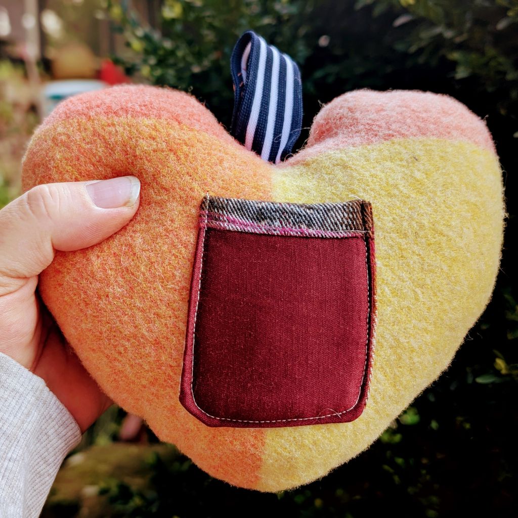 Heart Cushion - Healing Hands