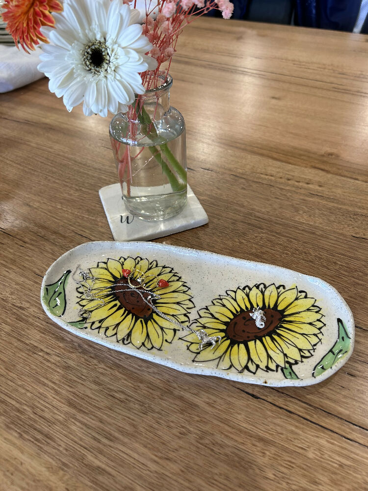Sunflower Trinket Dish