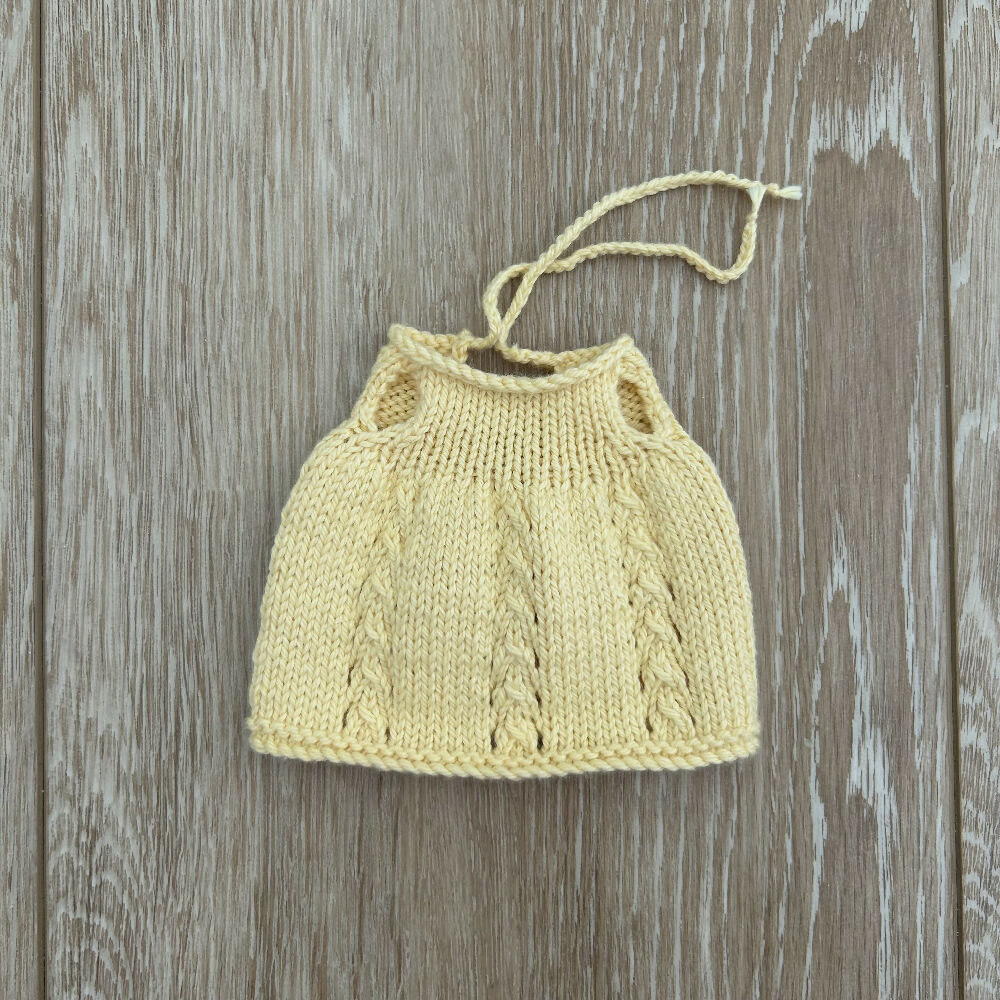 Hand Knit | White Polar Bear | Teddy Bear | 23cm | Ready to Ship