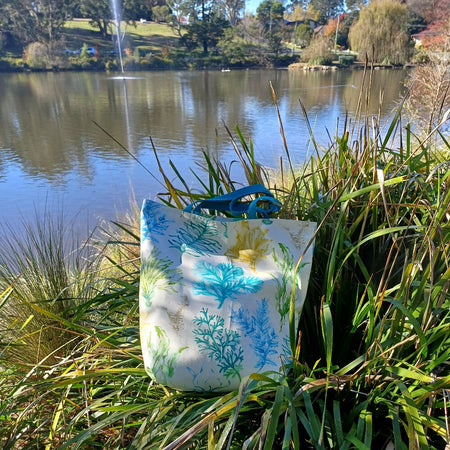 XL Beach Tote - Outdoor fabric - Zip Pocket