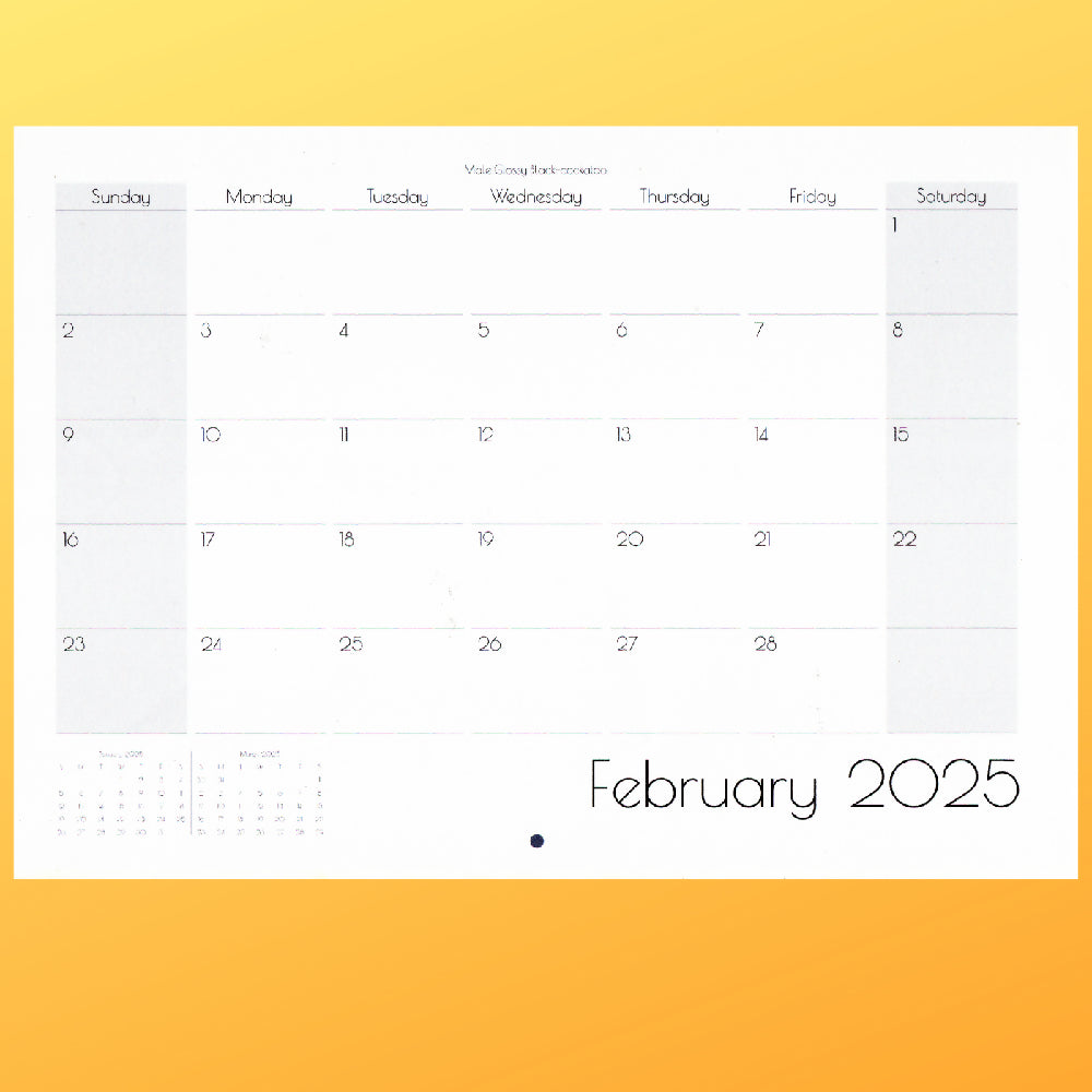 2025 Calendar - A Year of Birds - A4 Photographic Calendar