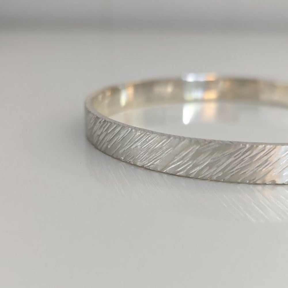 hammered bangle