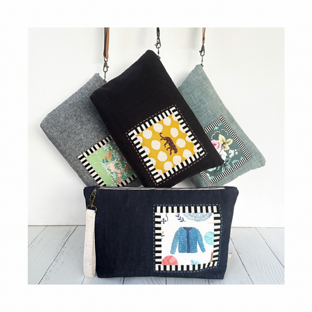 Large Crafter’s Project Bag - Four Designs to Choose