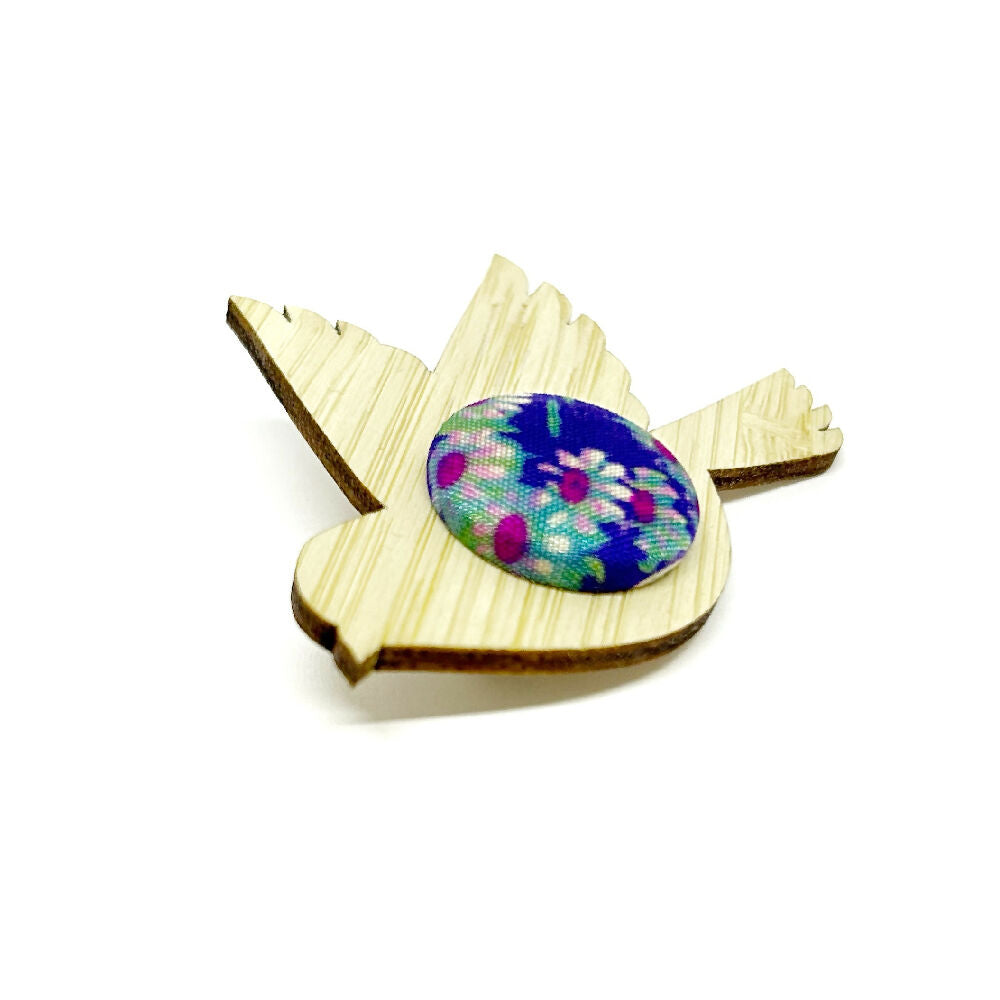 Kimono Dove Brooch