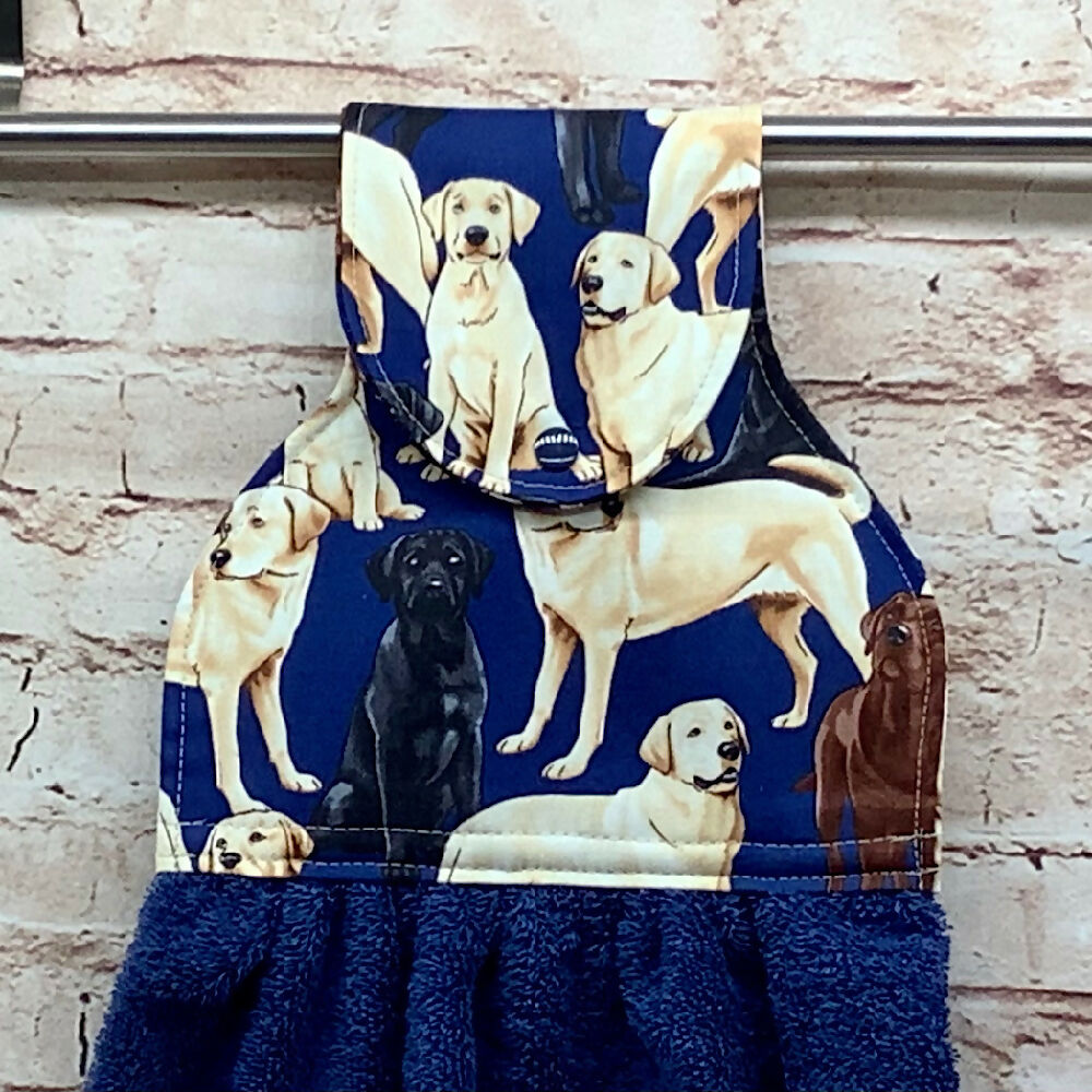 Dogs hanging hand towel - Corgi, german shepherd, retriever, Labrador - 4 Designs