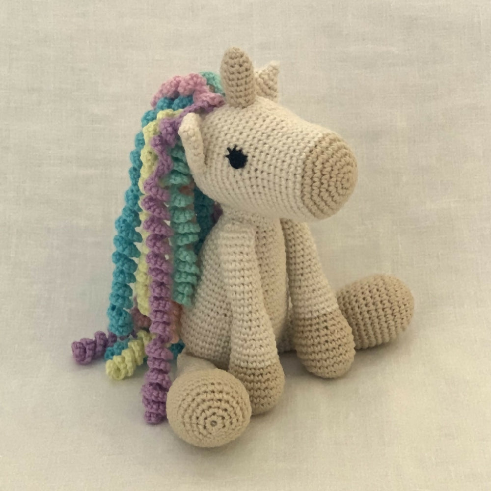 Rainbow Unicorn |Crochet Soft Toy | Magical Fantasy