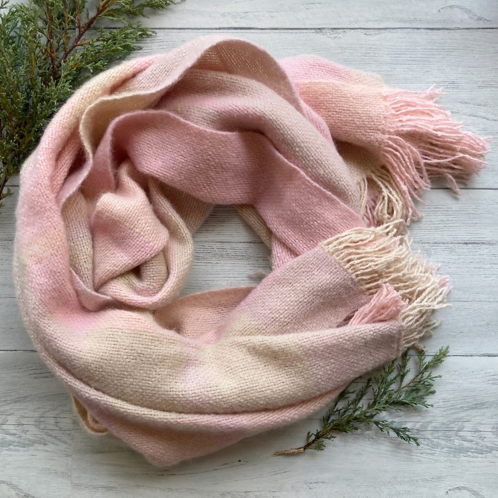 alpaca-scarf-shawl-handwoven-pink-cream-entangled-happiness-handwovens-whole-circle