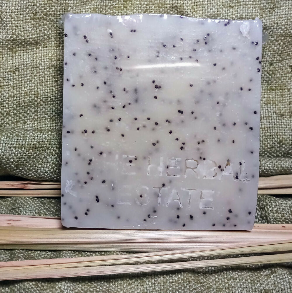 menthol and poppy back soap