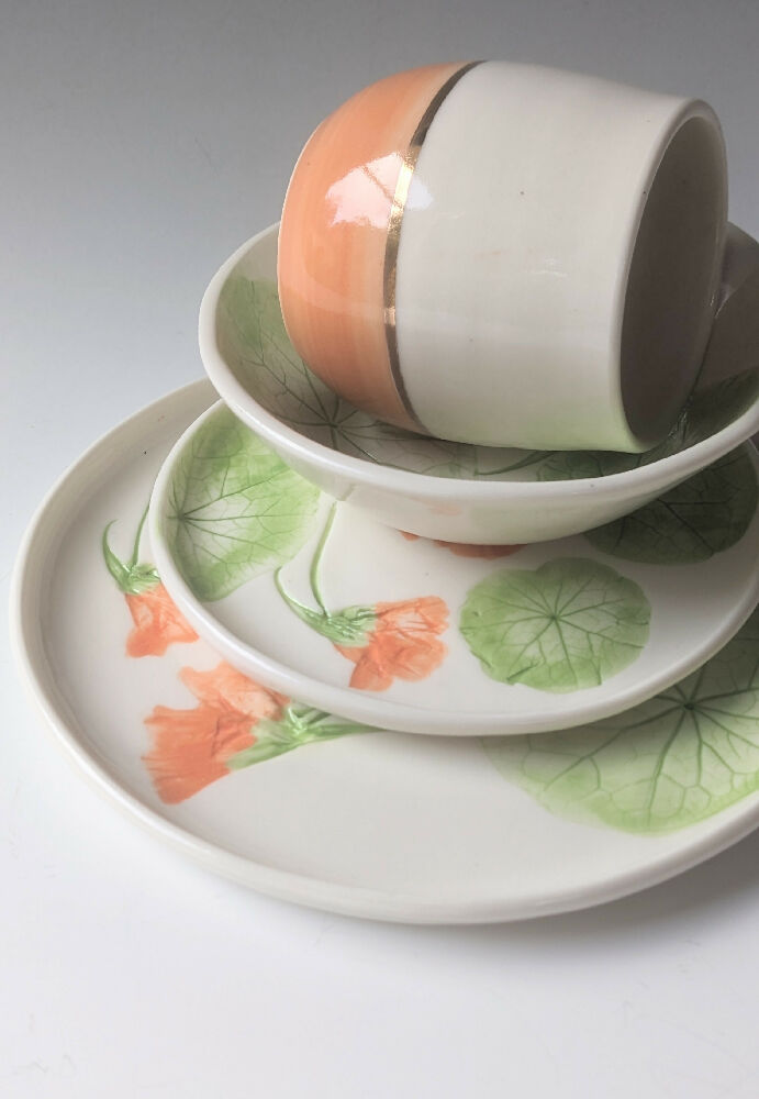 Nasturtium breakfast set