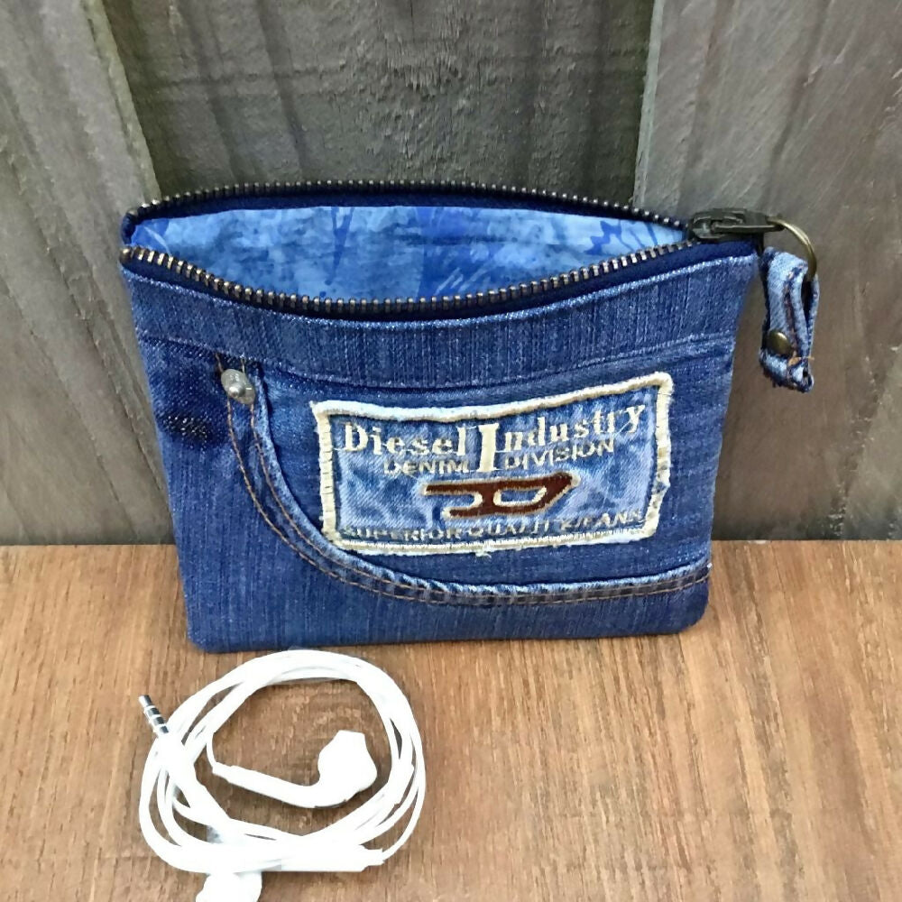 Upcycled Denim Pocket Purse - Patch