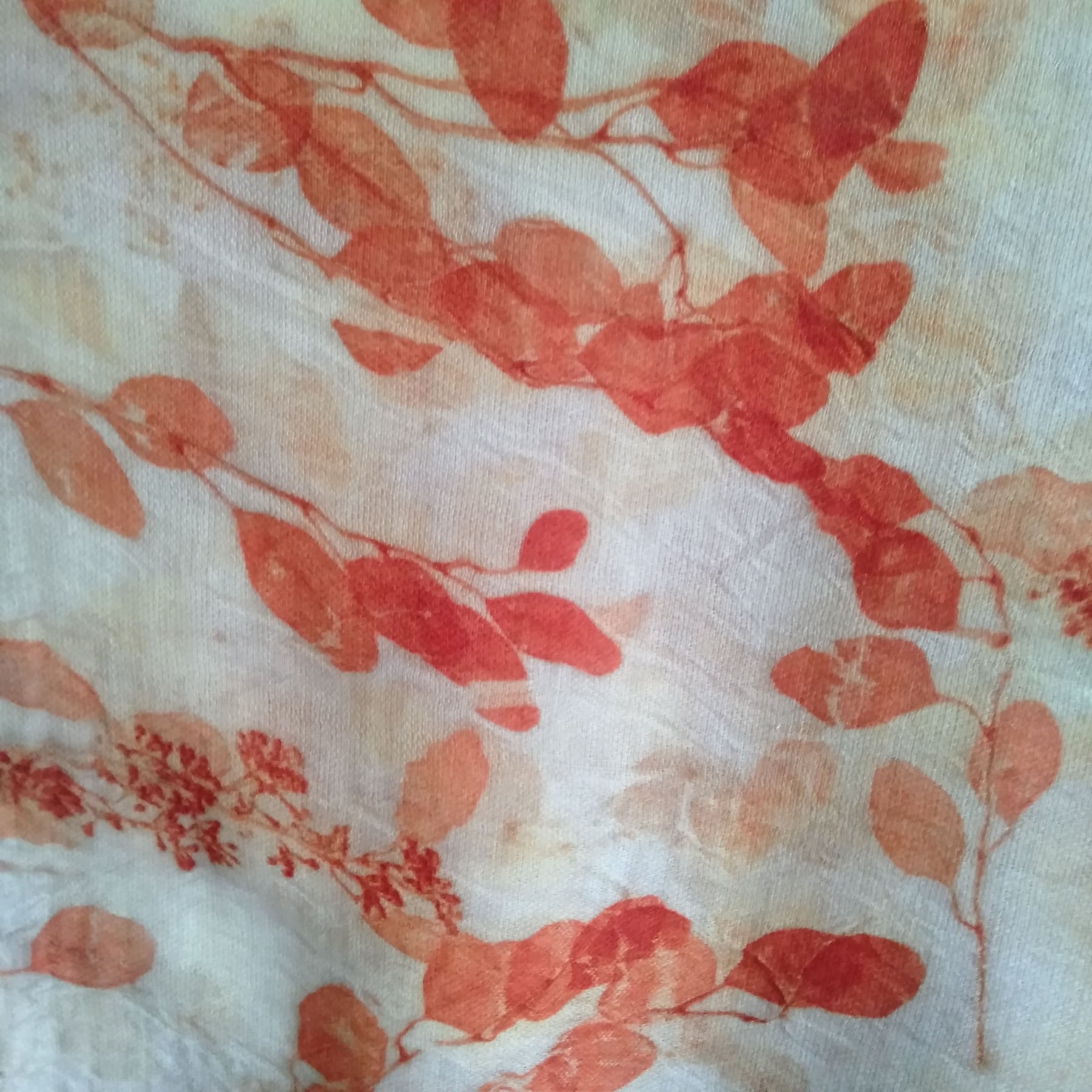 SOLD Pure wool wrap capturing nature