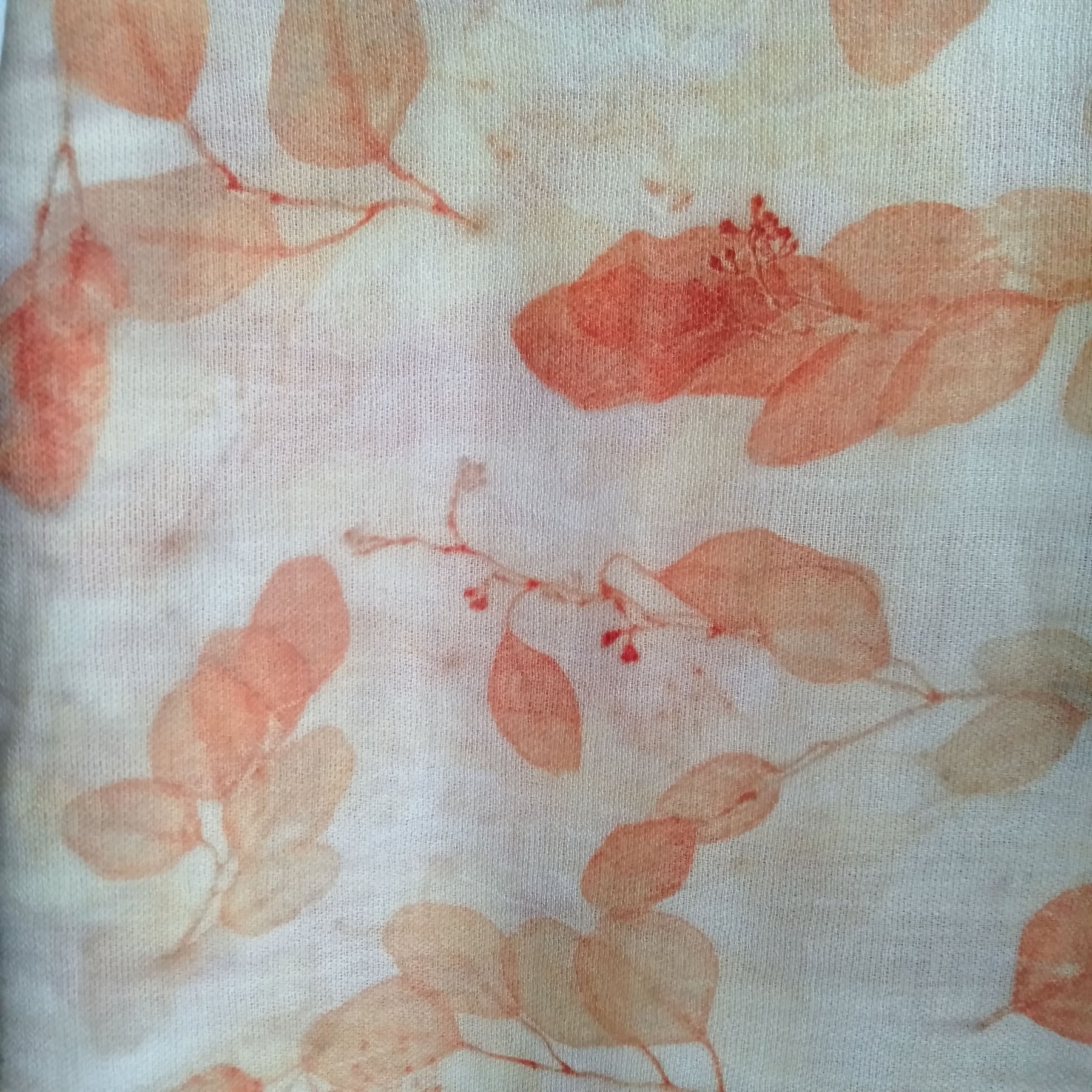 Pure wool wrap capturing nature