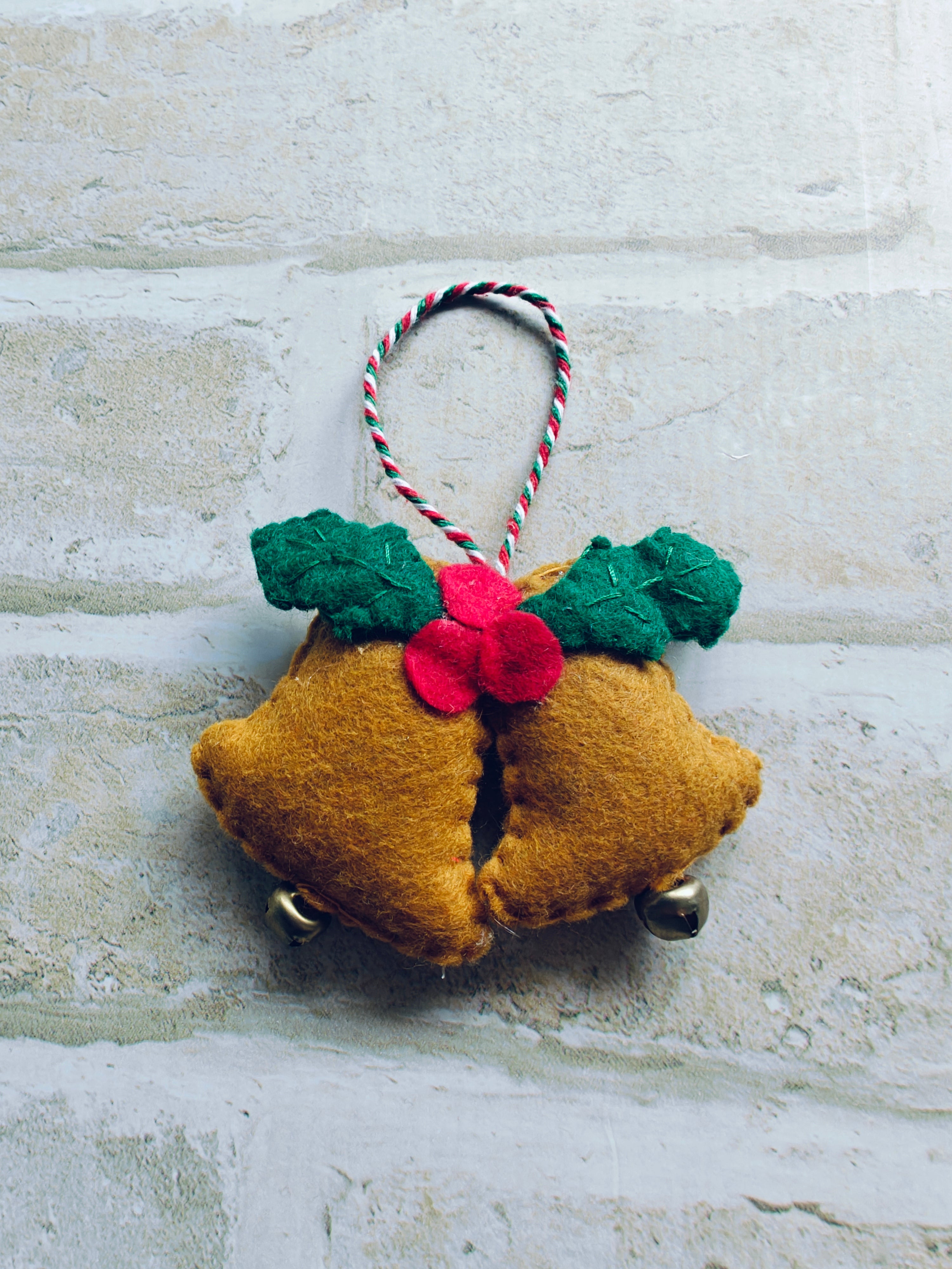 Felt Ringing Bells christmas ornament