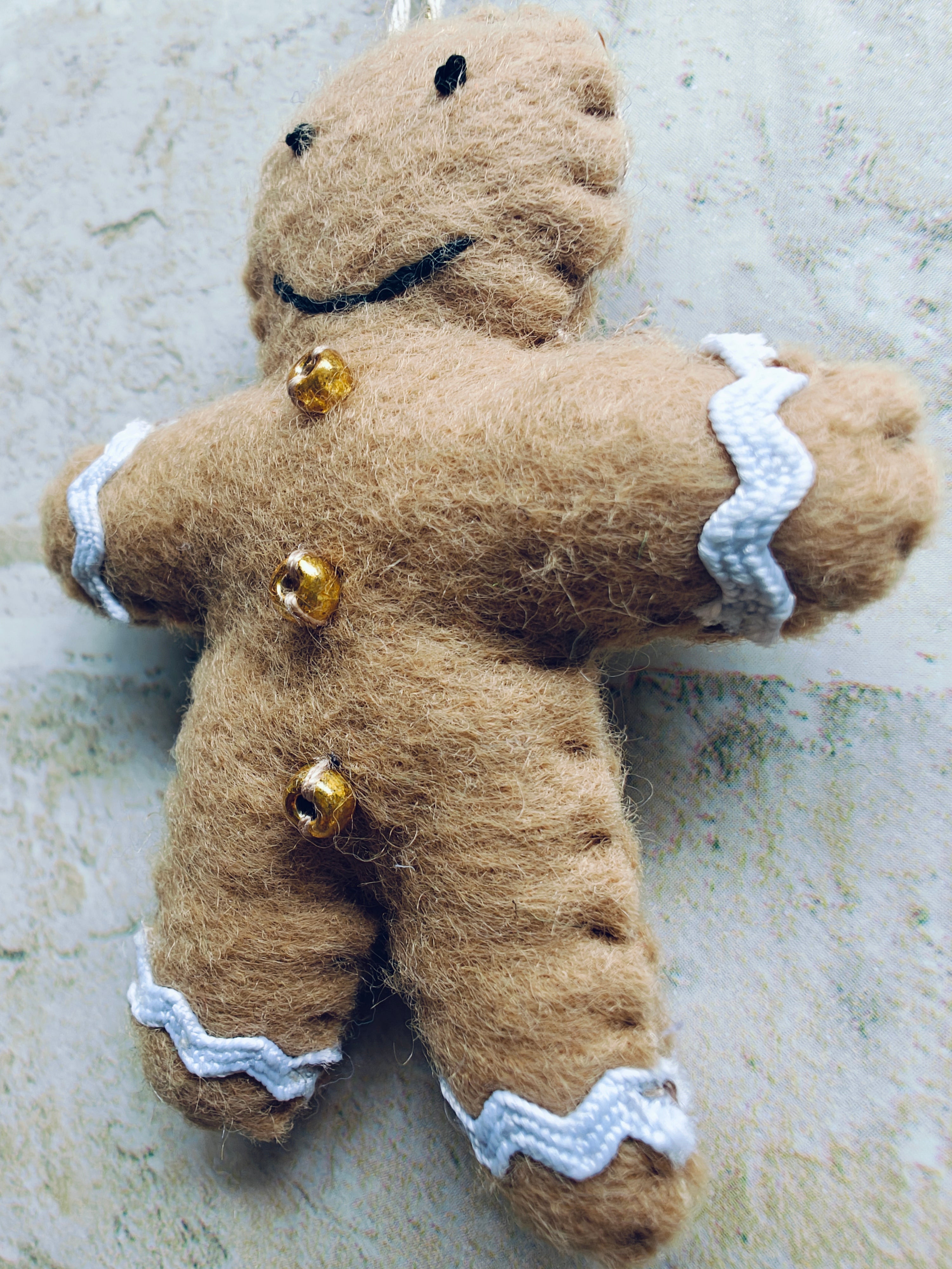 Felt Gingerbread christmas ornament