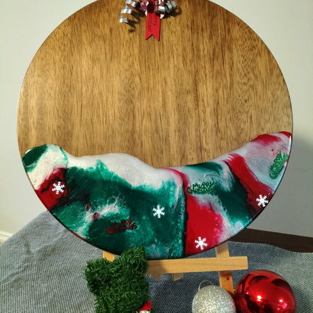 Christmas creations, time to bring out the Christmas platters.