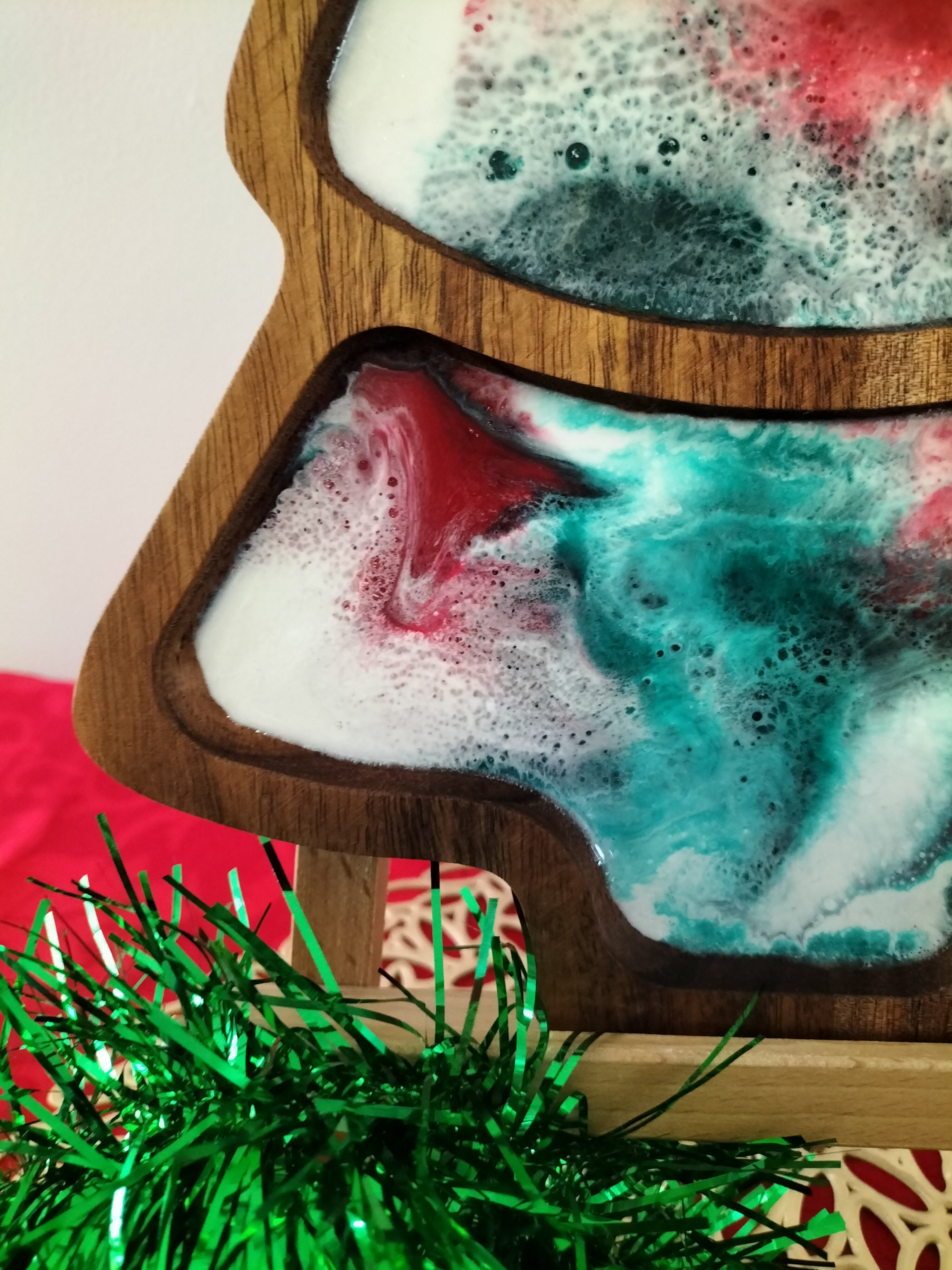 Christmas tree entertaining plate