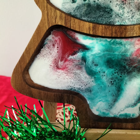 Christmas tree entertaining plate