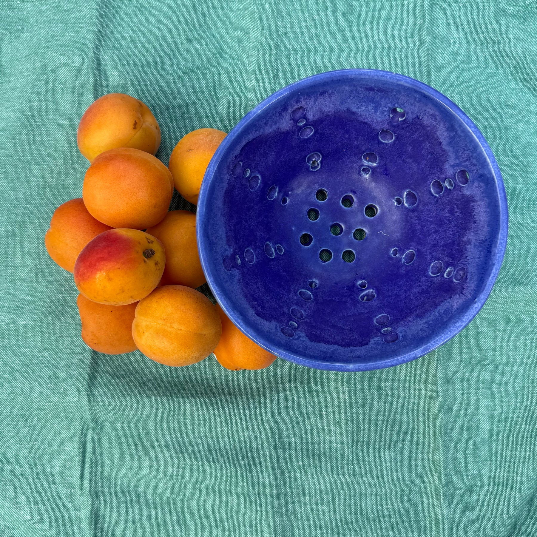Handmade Berry Bowls | Pink and Lemon with Saucer | Black Clay Heart Rim | Blue Violet | Pink Heart Second
