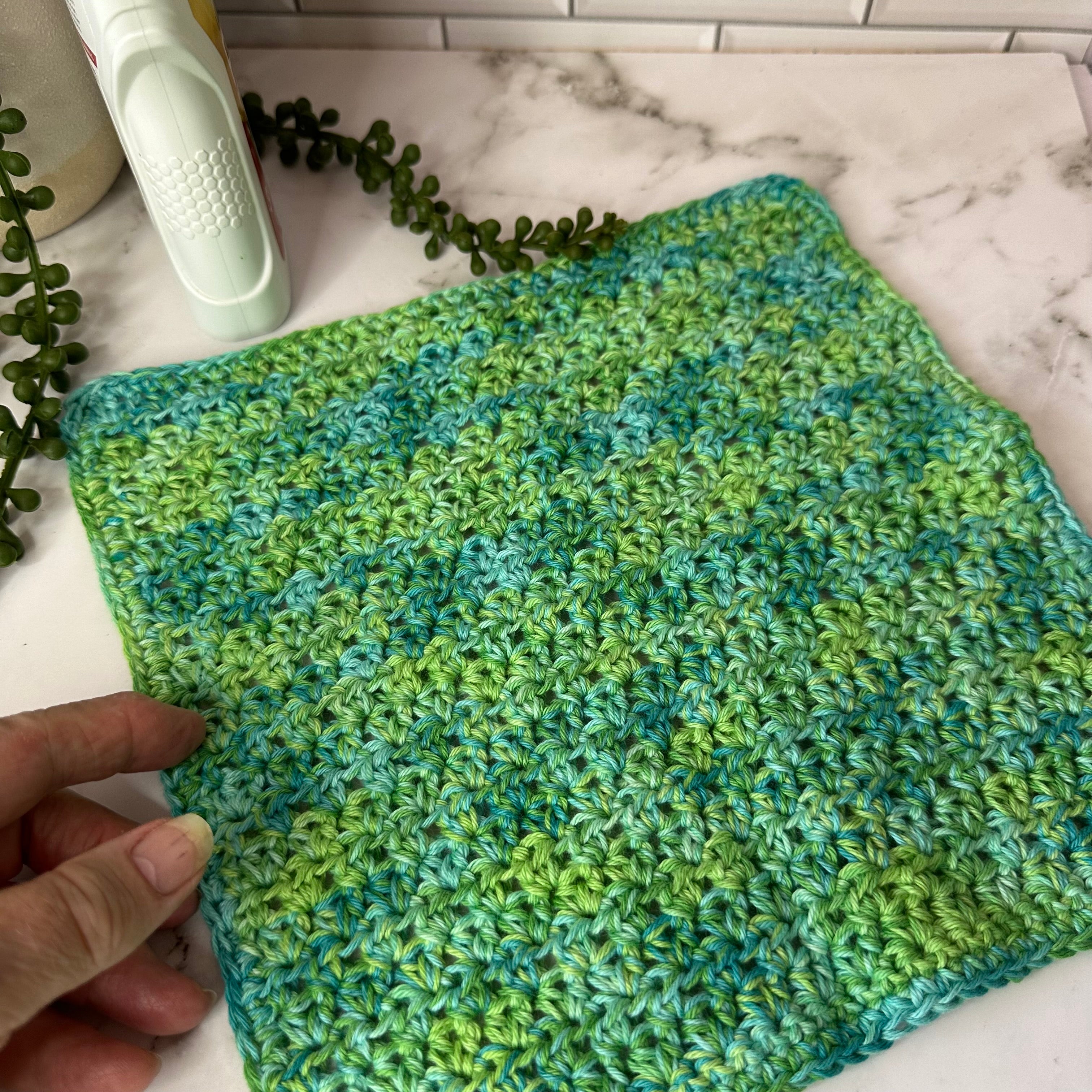 Extra thick Handmade Crochet Dishcloths - Cleaning cloths - set of 2