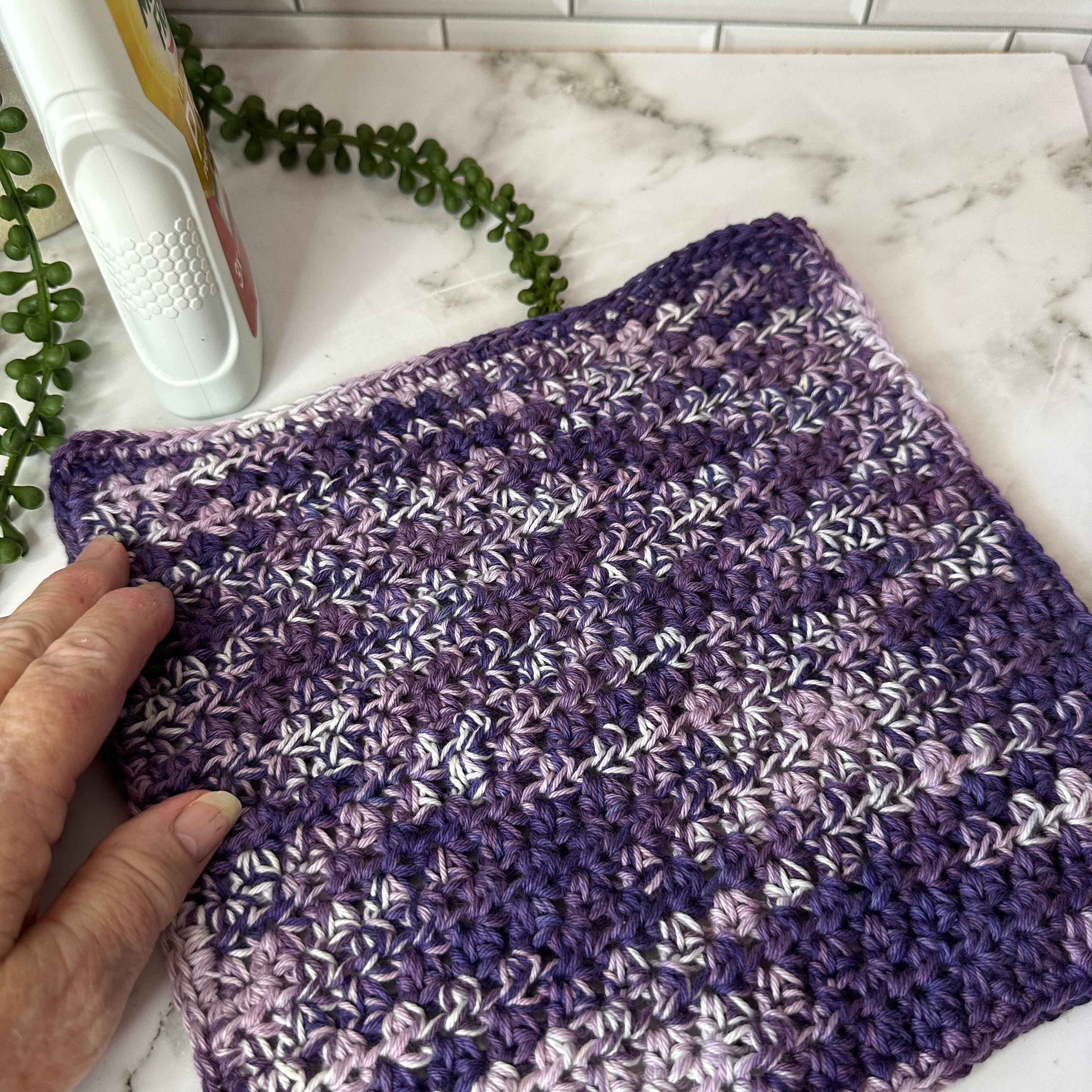 Extra thick Handmade Crochet Dishcloths - Cleaning cloths - set of 2