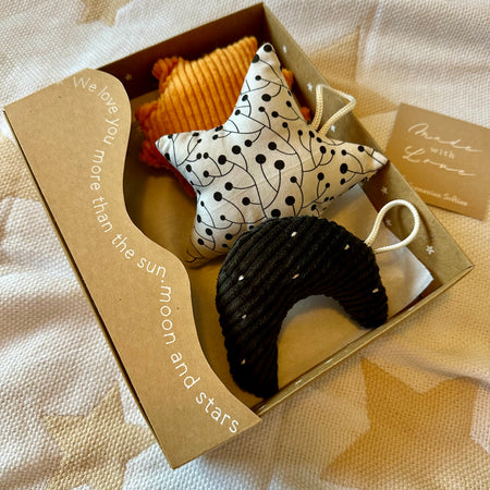 Baby Playgym set , Sun, Moon & Star , handmade