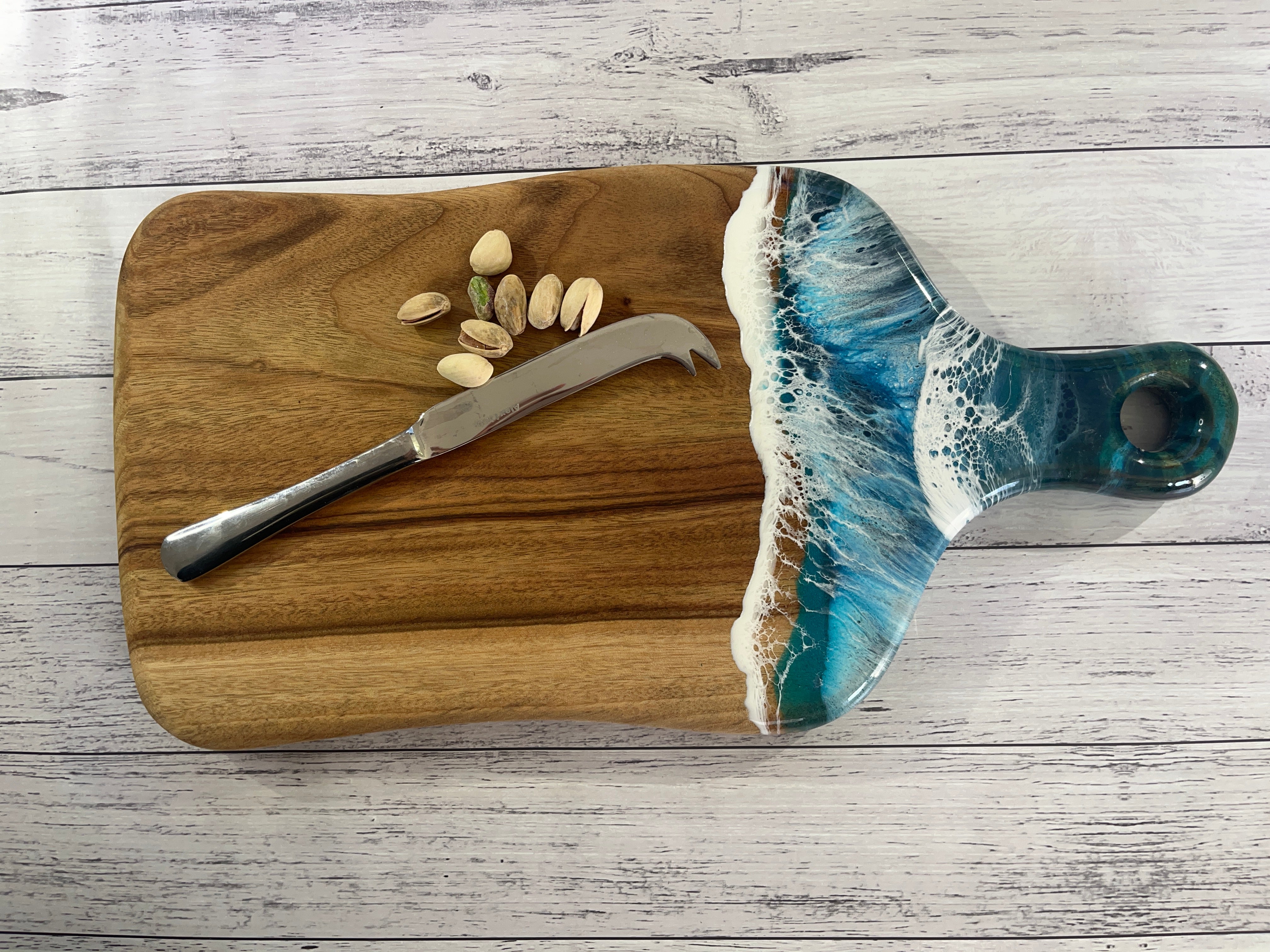 Large Camphor Laurel Paddle dark blue ocean art