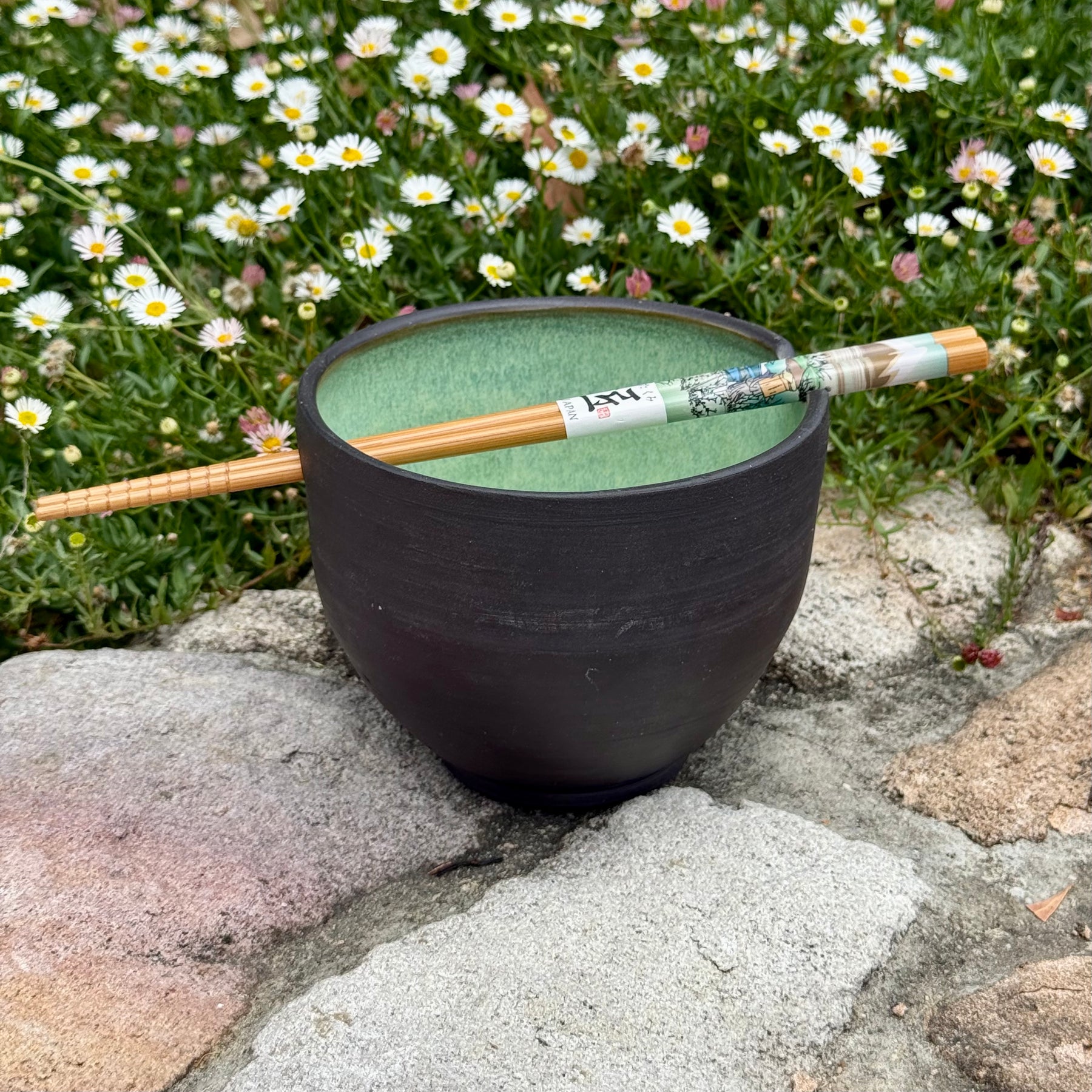 Donburi Bowl with Chopsticks | Wheel Thrown Pottery