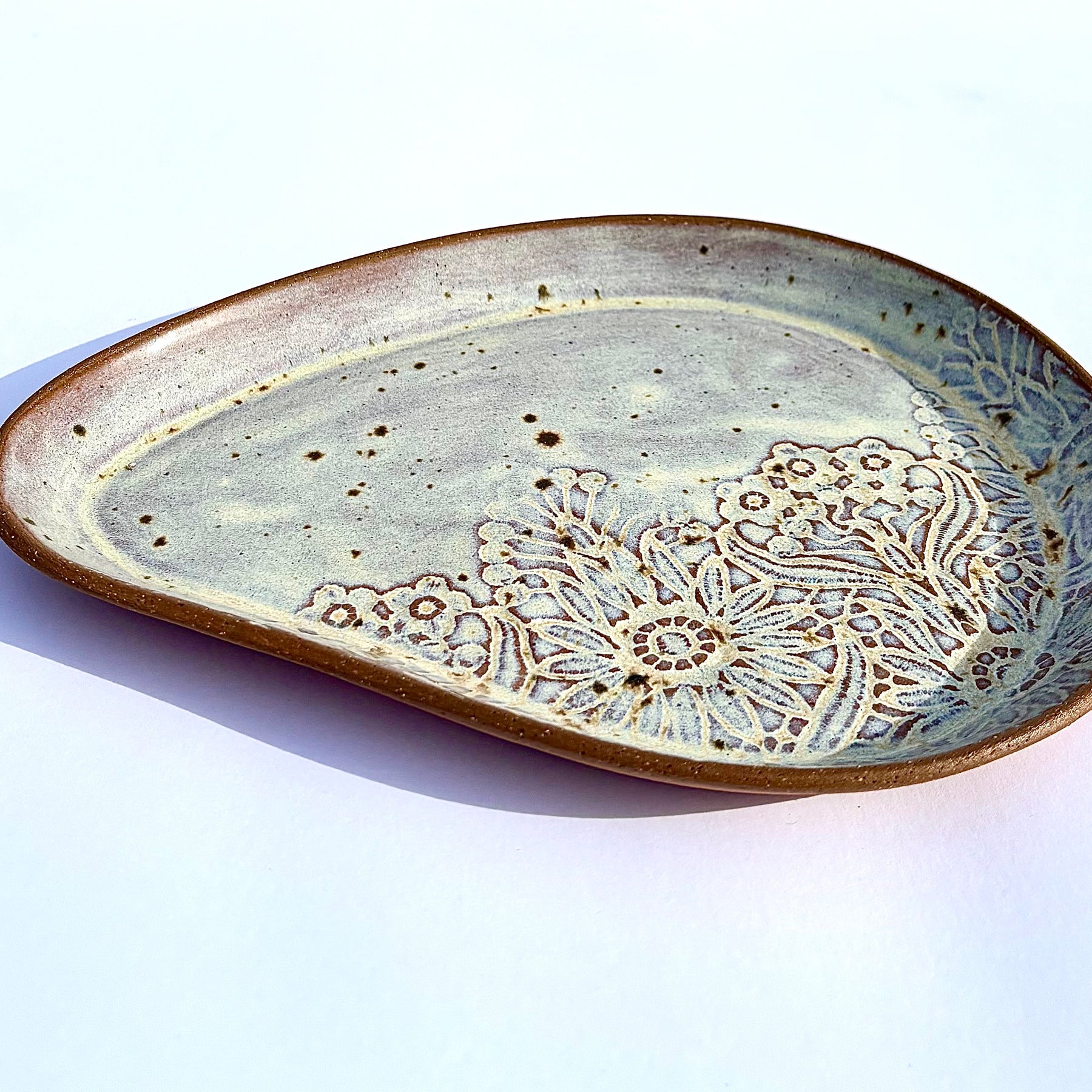 Ceramic Teardrop Tray/Plate/Dish