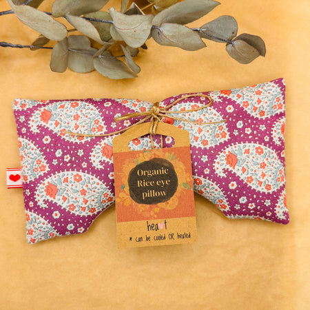 Organic Lavender Linseed/Rice Eye Pillows