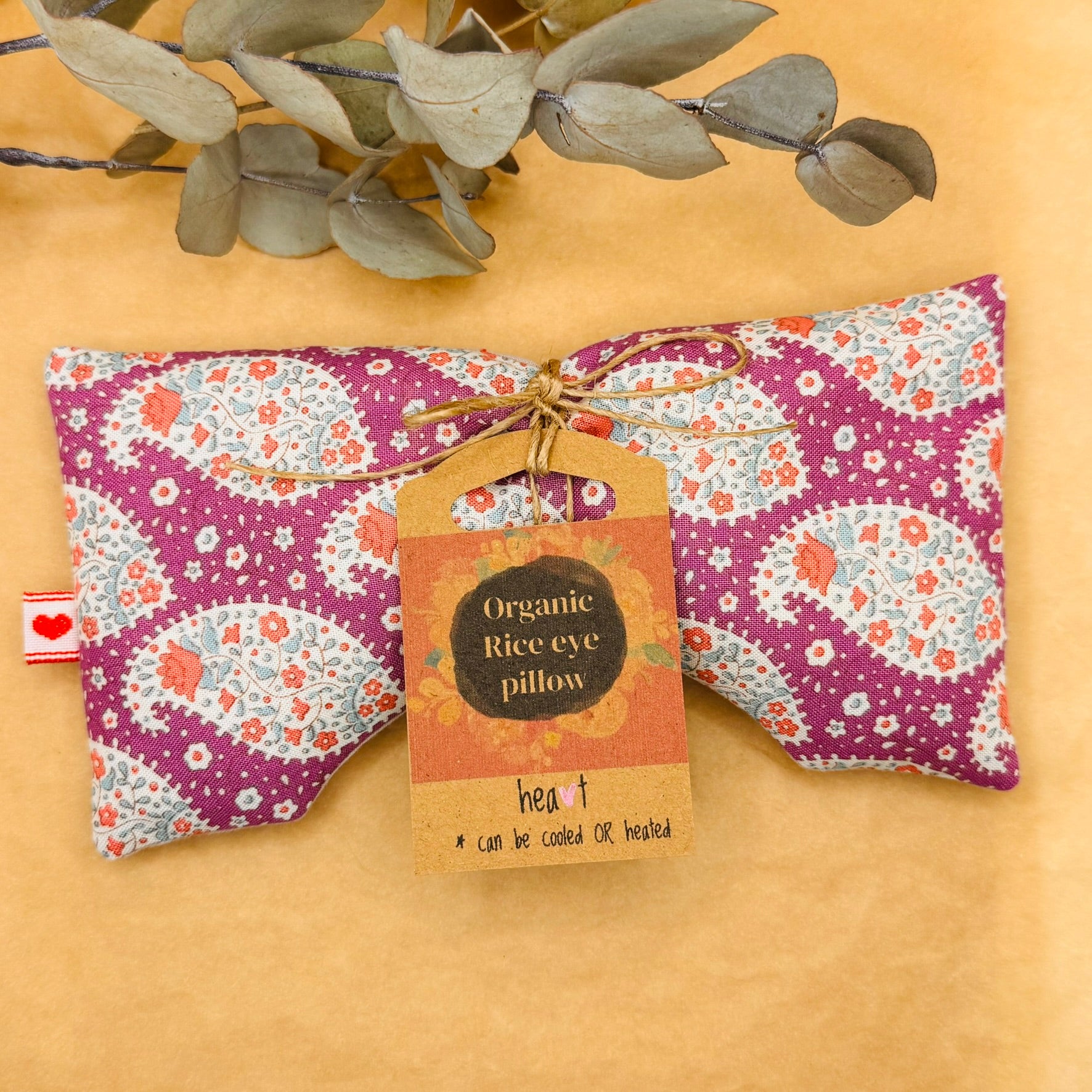 Organic Lavender Linseed/Rice Eye Pillows