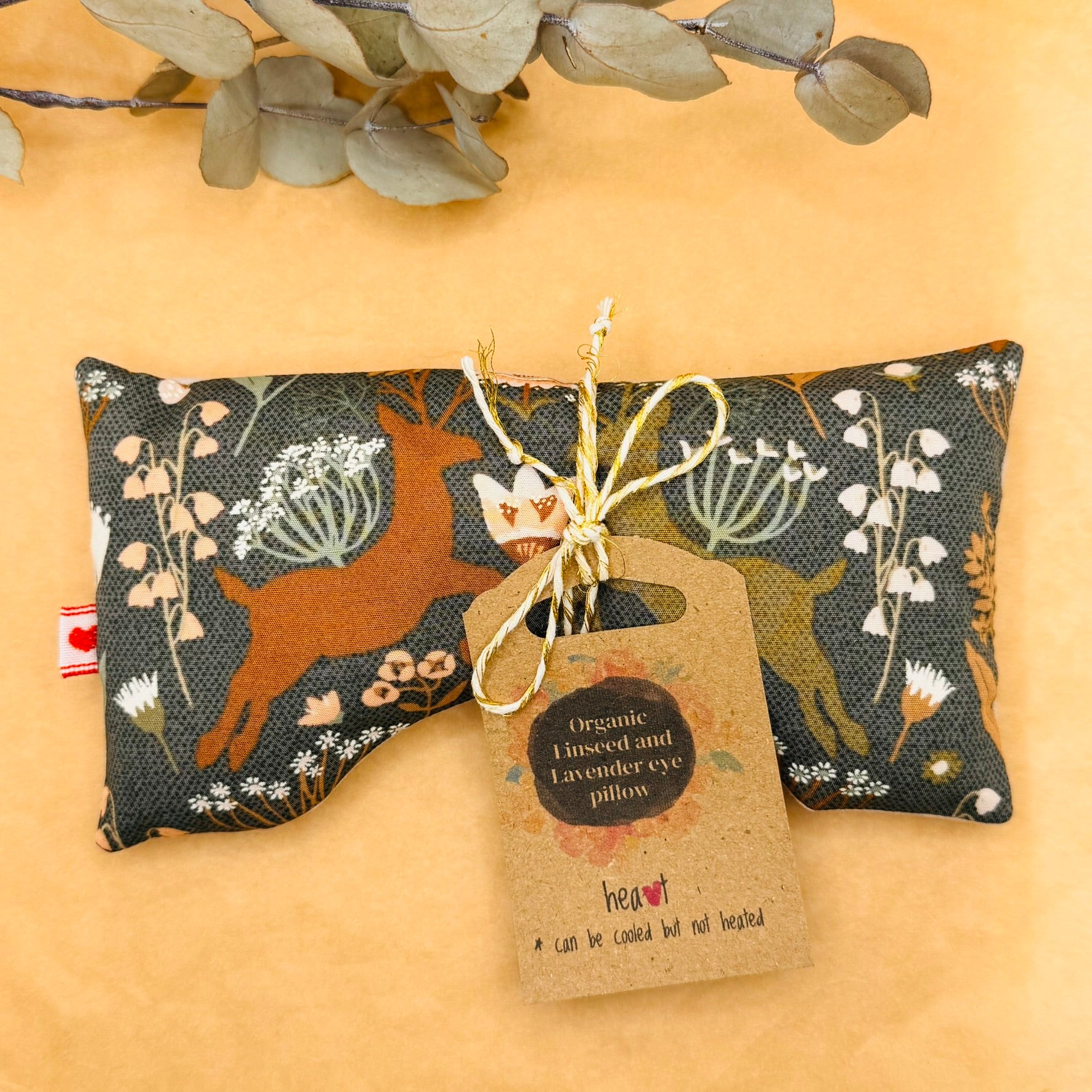 Organic Lavender Linseed/Rice Eye Pillows