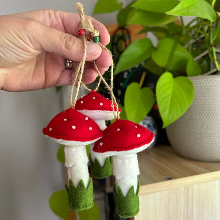 Mushroom, Christmas decoration