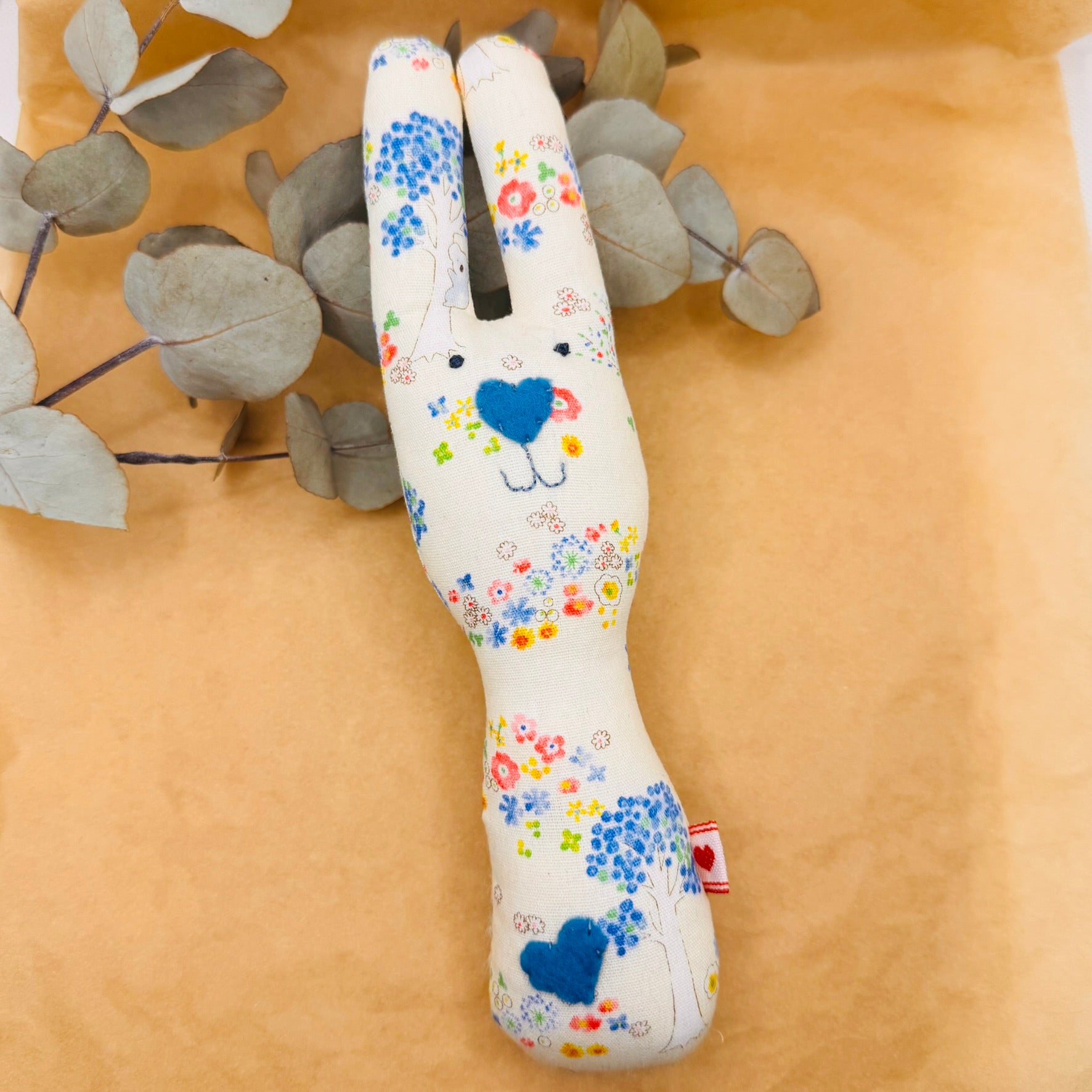 Bunny Rattle - Liberty material and more