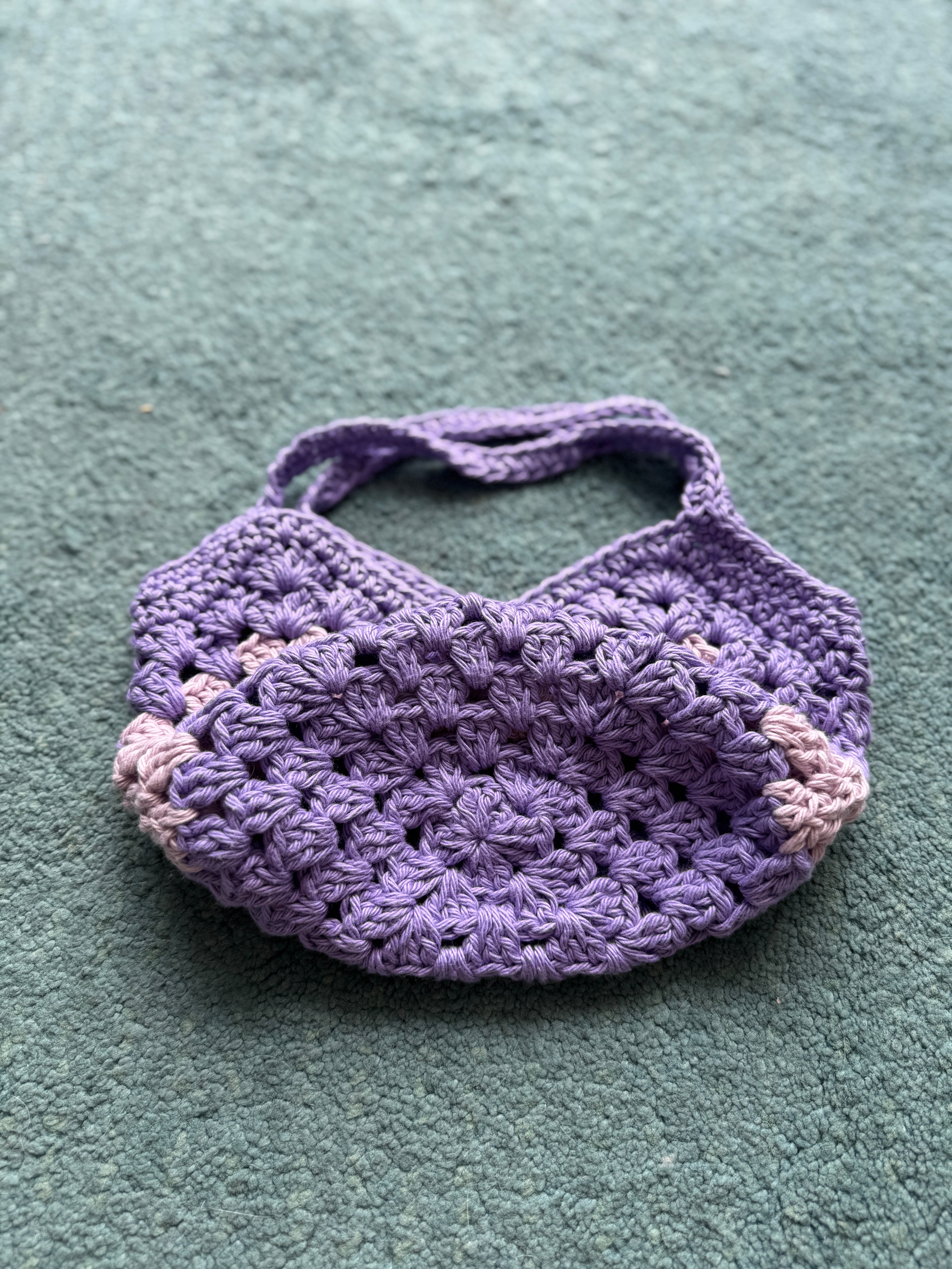 Crochet Children Bags | Cotton | Mixed colours