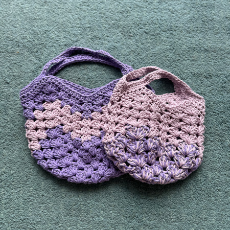 Crochet Children Bags | Cotton | Mixed colours