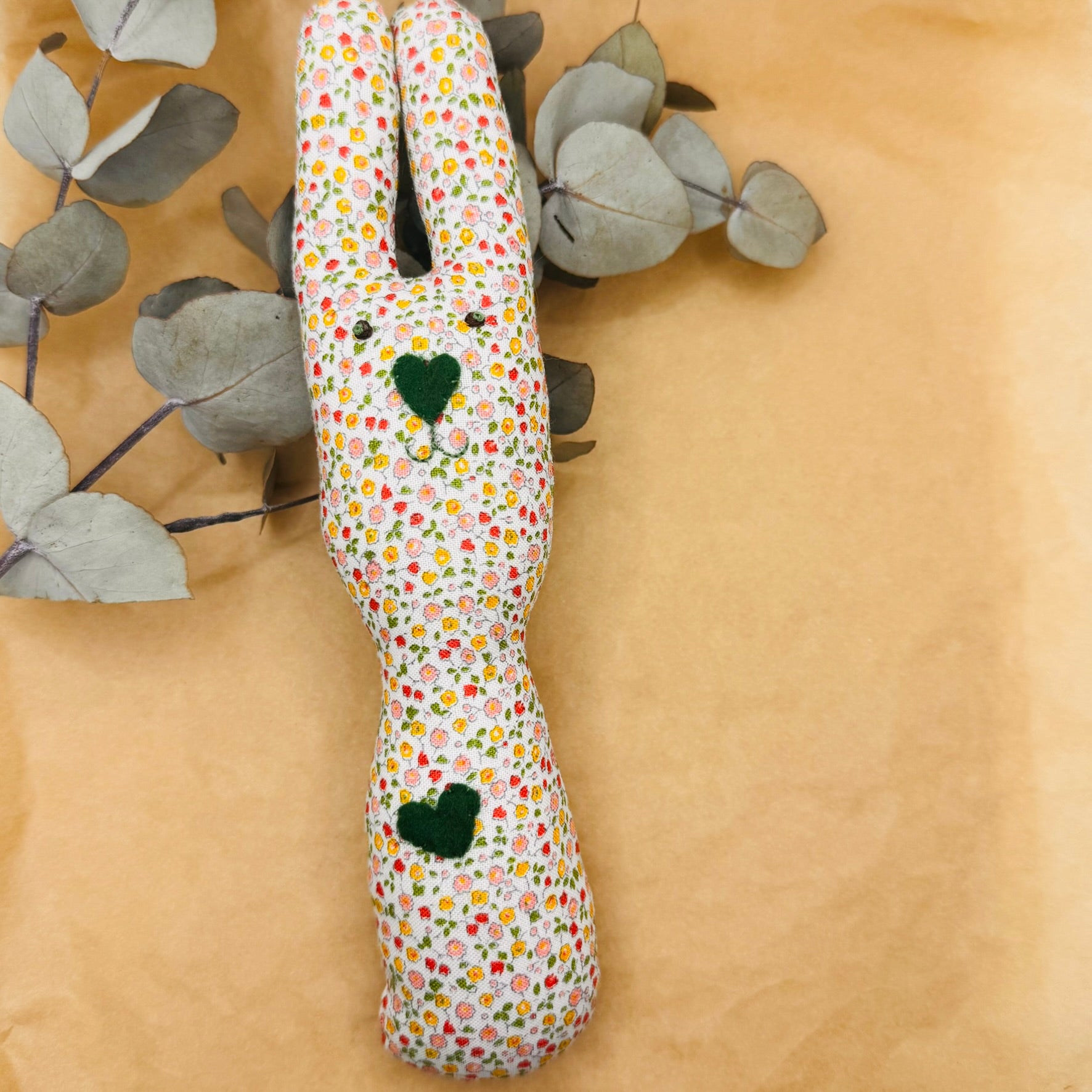 Bunny Rattle - Liberty material and more