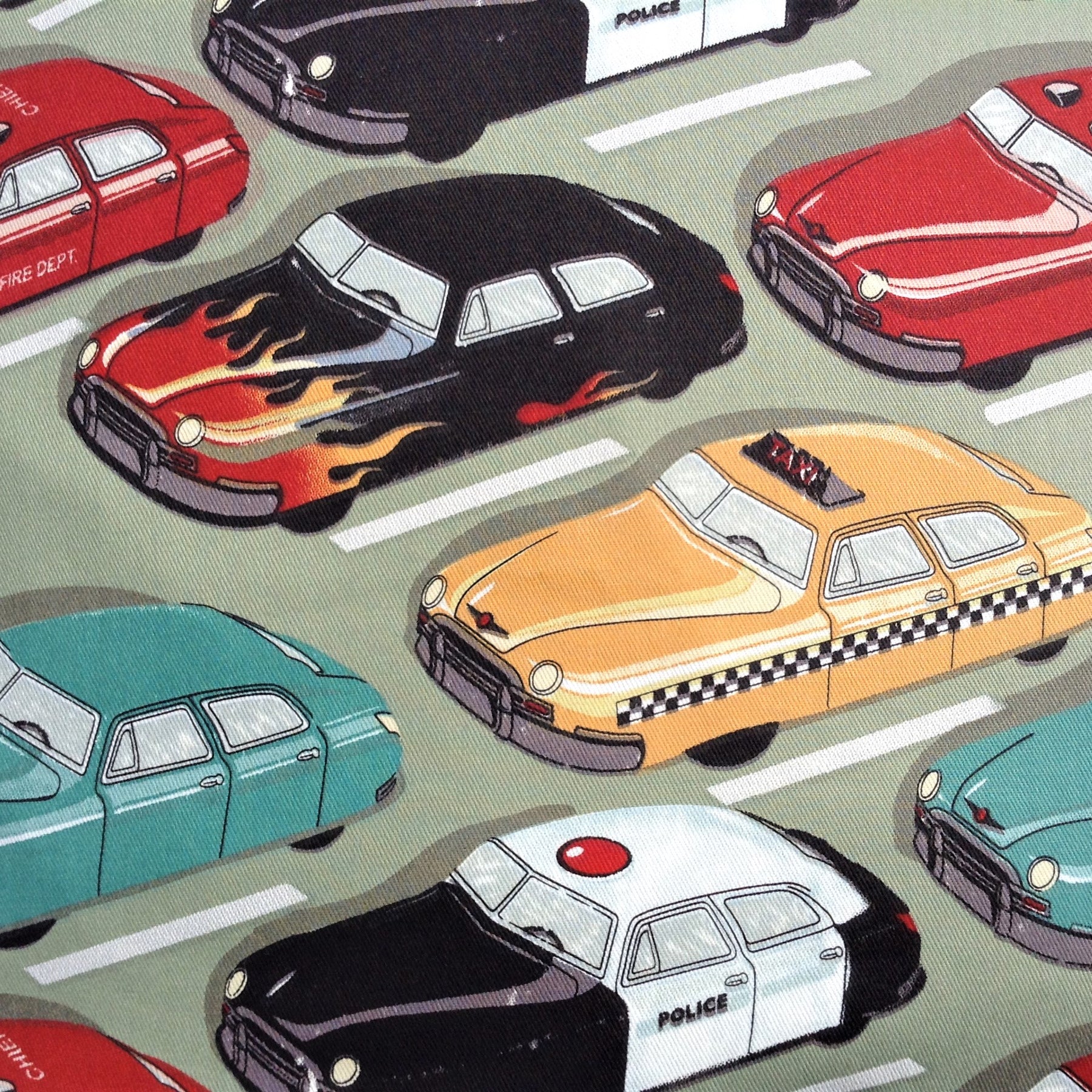 Vintage Retro Car Cushion Cover