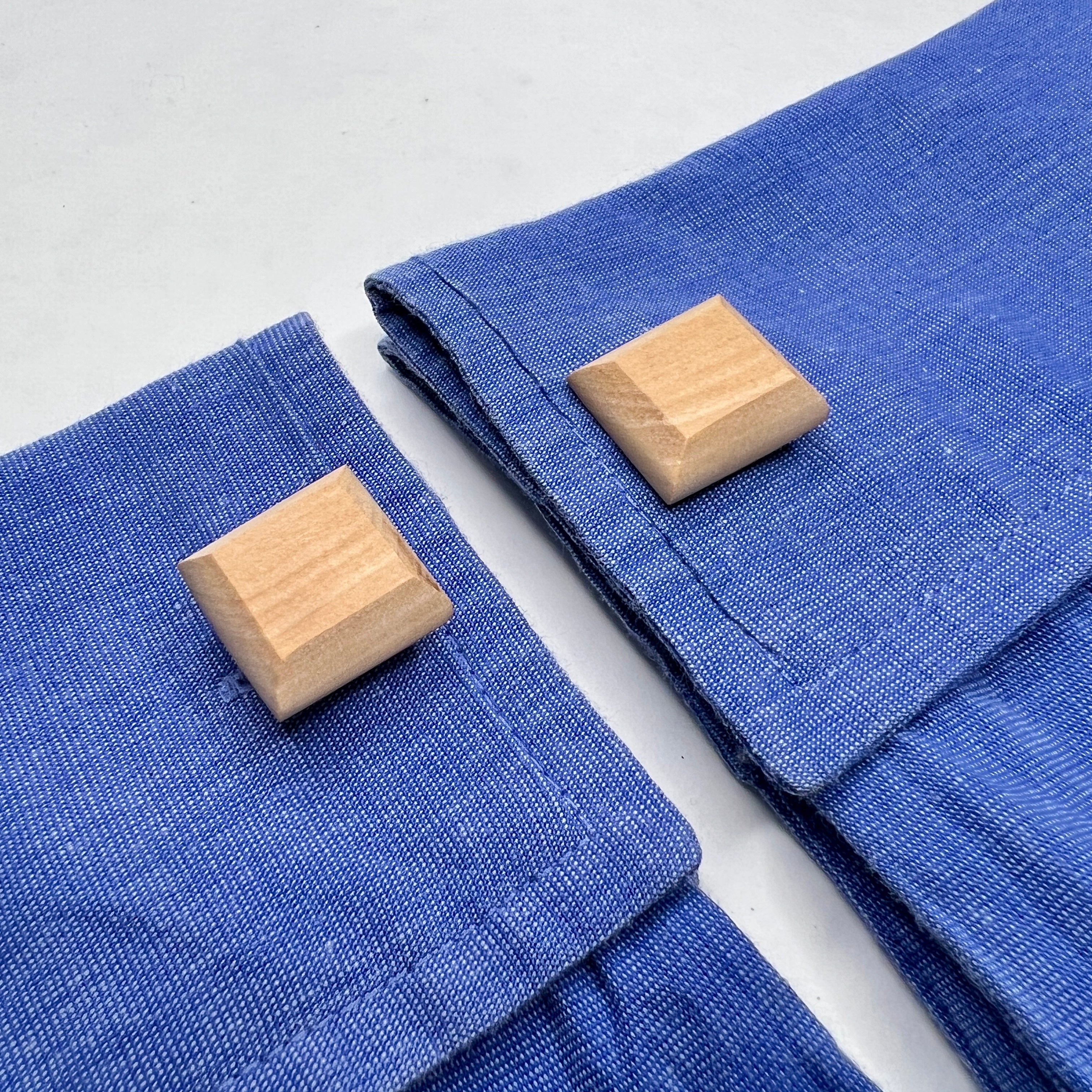 Unique Wooden Cufflinks - Handcrafted from Recycled Timber | Wedding Cufflinks