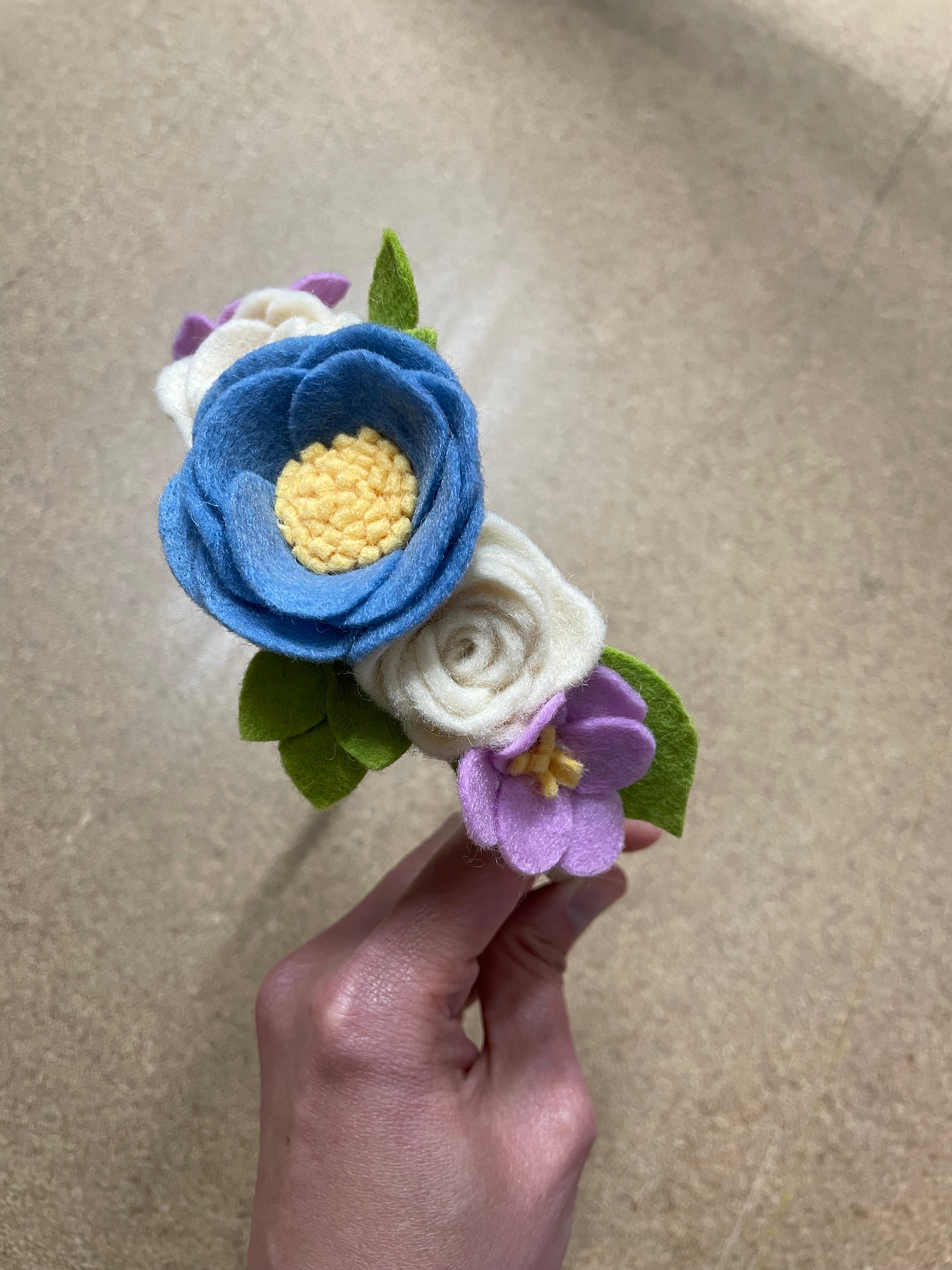 Camellia flower crown