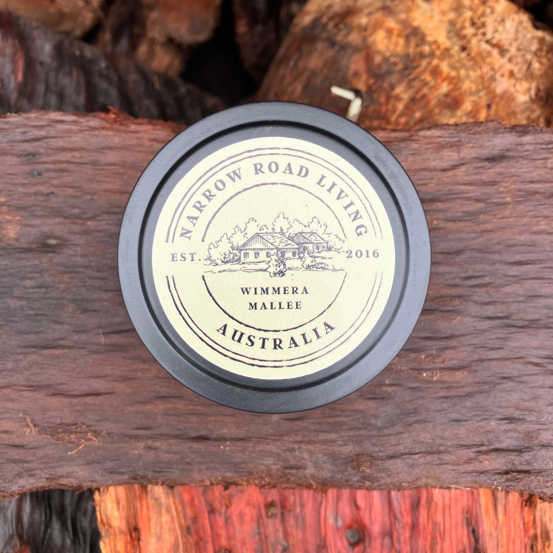 Beeswax Travel Tin Candle – 20+ Hour Burn Time