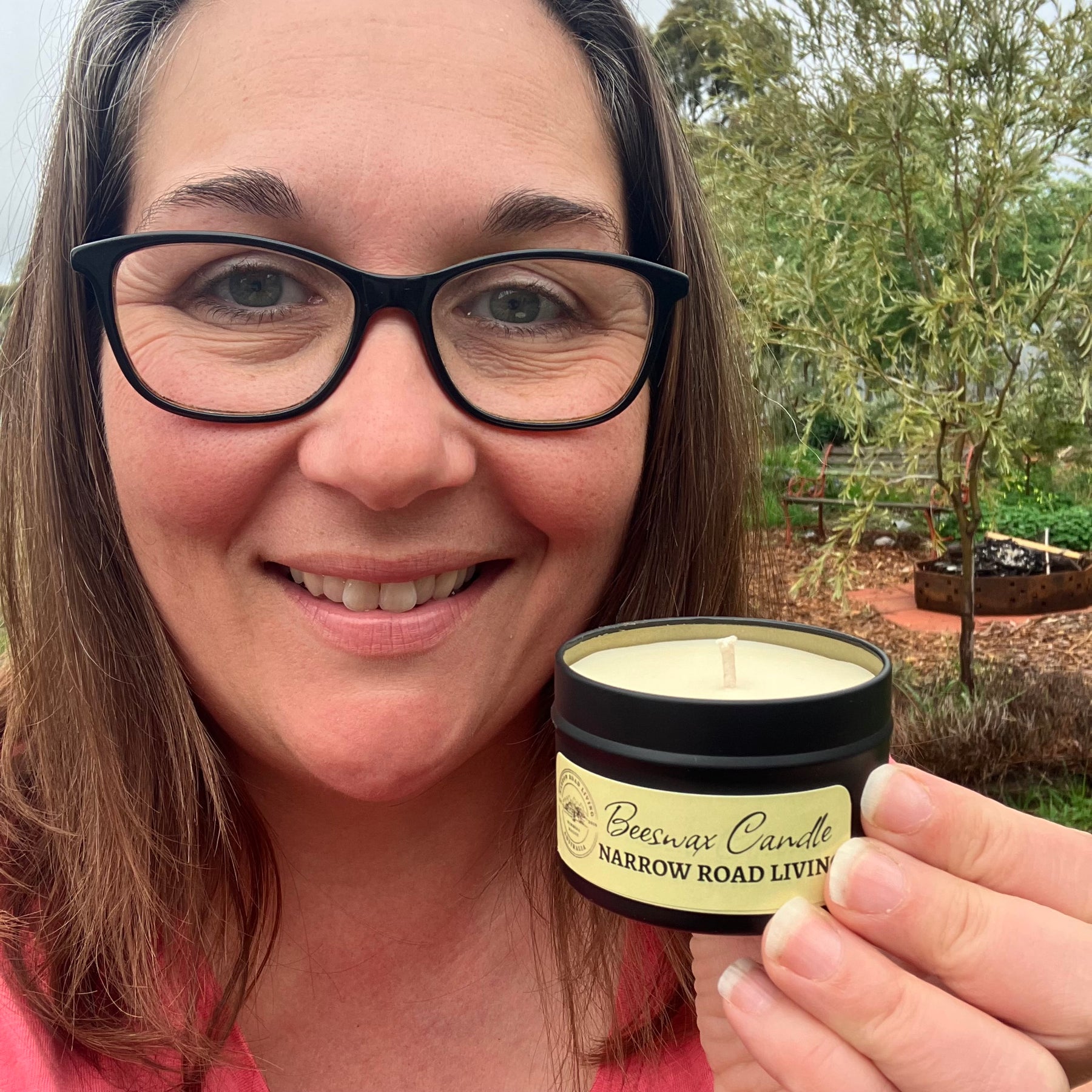 Beeswax Travel Tin Candle – 20+ Hour Burn Time