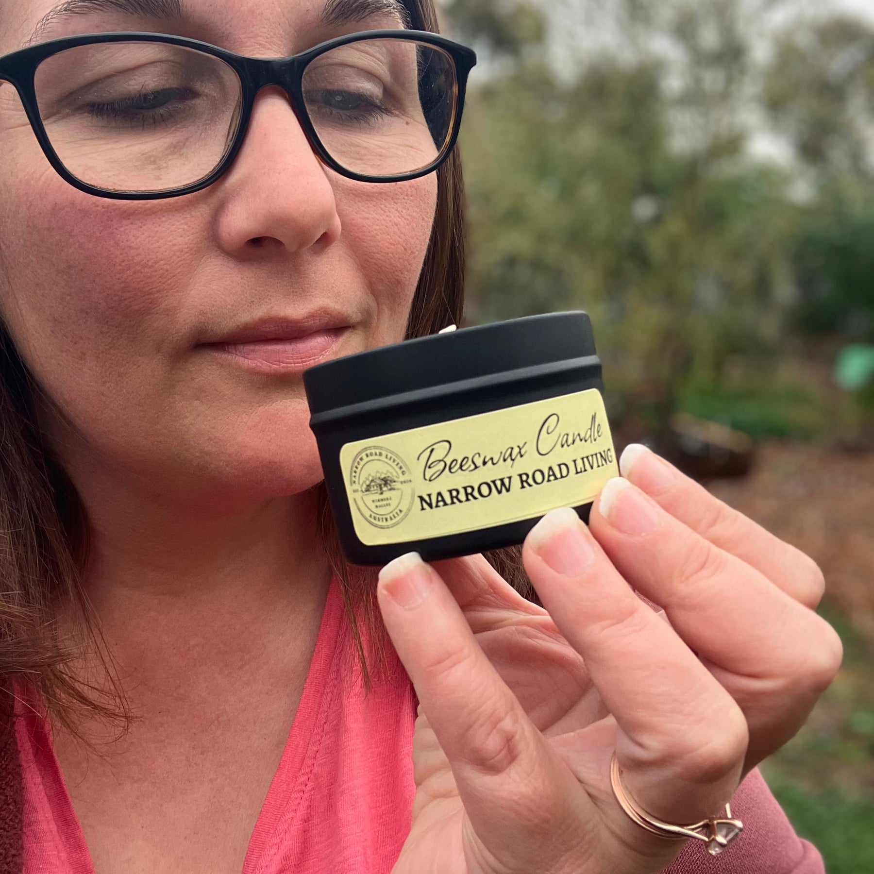 Beeswax Travel Tin Candle – 20+ Hour Burn Time