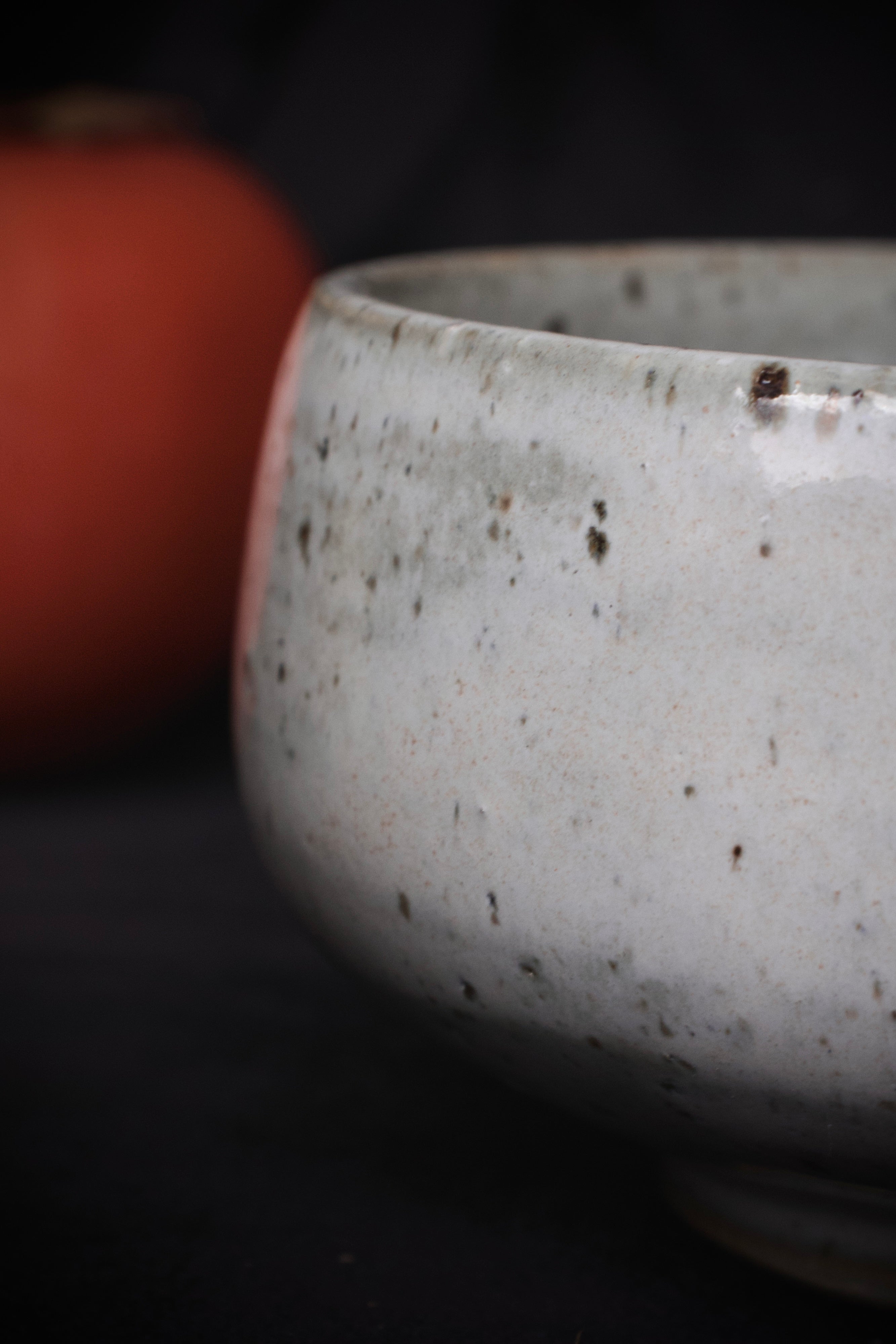 Small Chawan or Matcha Bowl - Marshmallow colour-way (2/4)