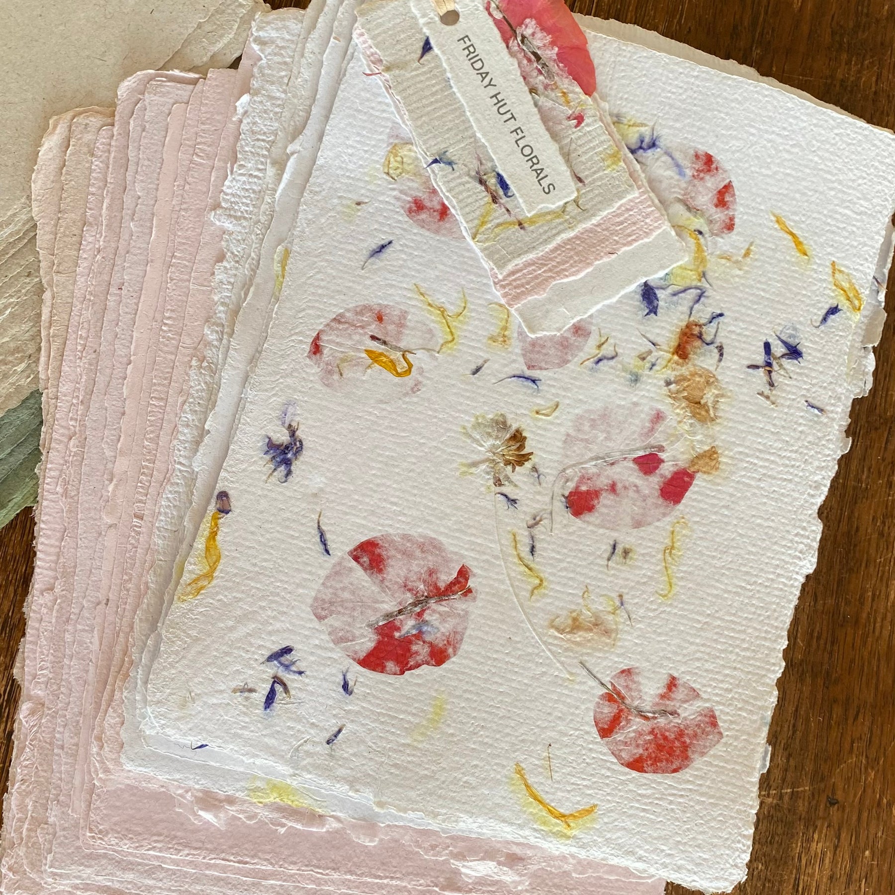 Handmade Paper - Bundles of 20 x A5 sheets - Eco Friendly