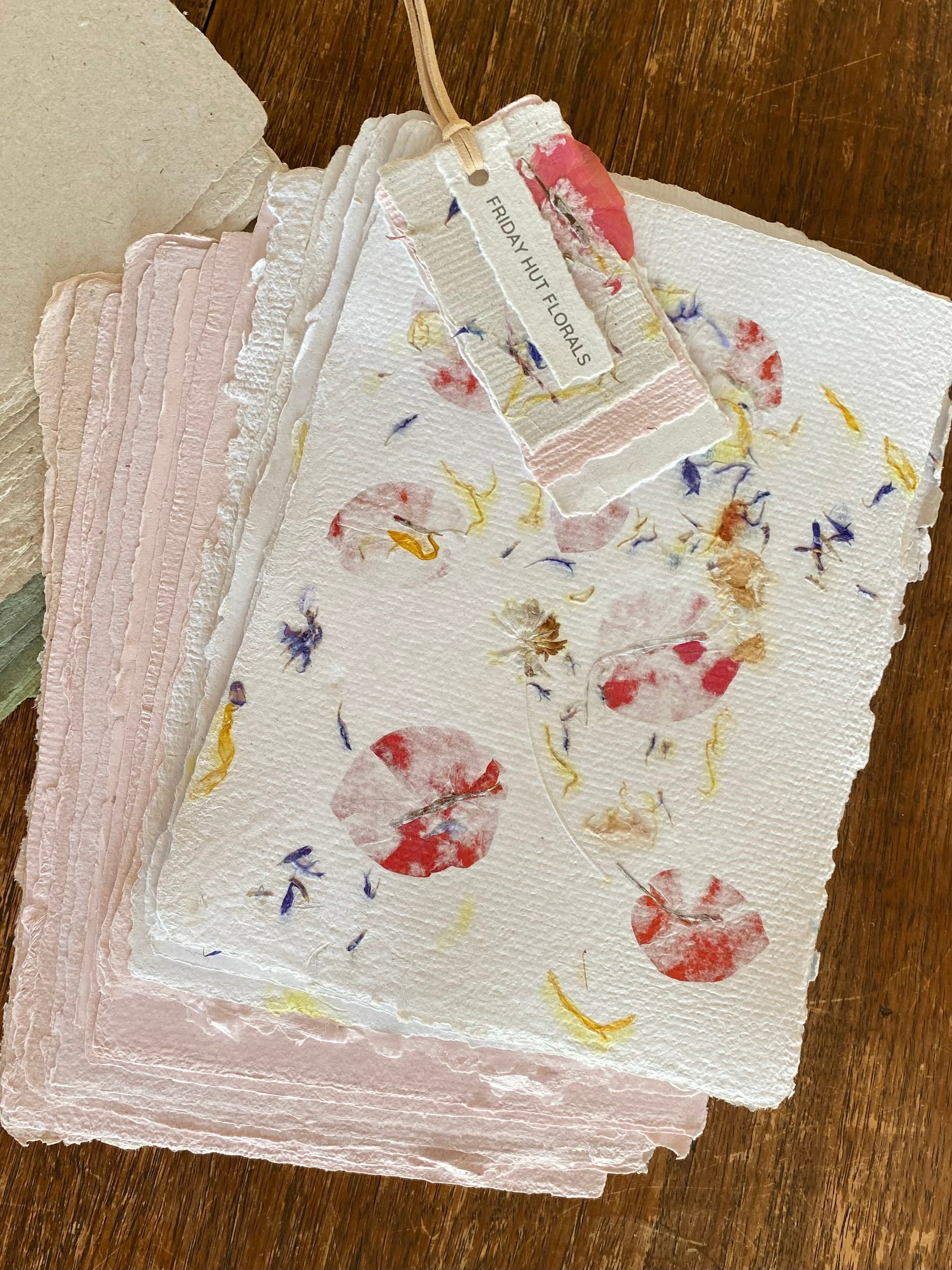 Handmade Paper - Bundles of 20 x A5 sheets - Eco Friendly