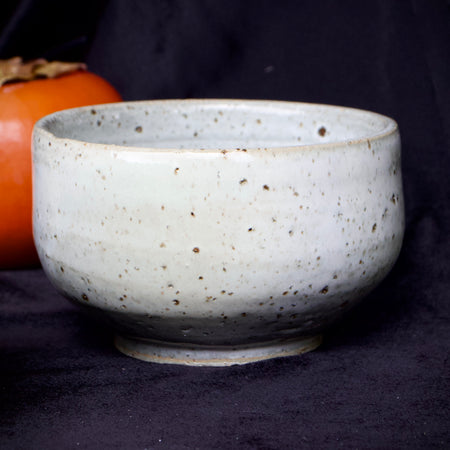 Small Chawan or Matcha Bowl - Marshmallow colour-way (4/4)