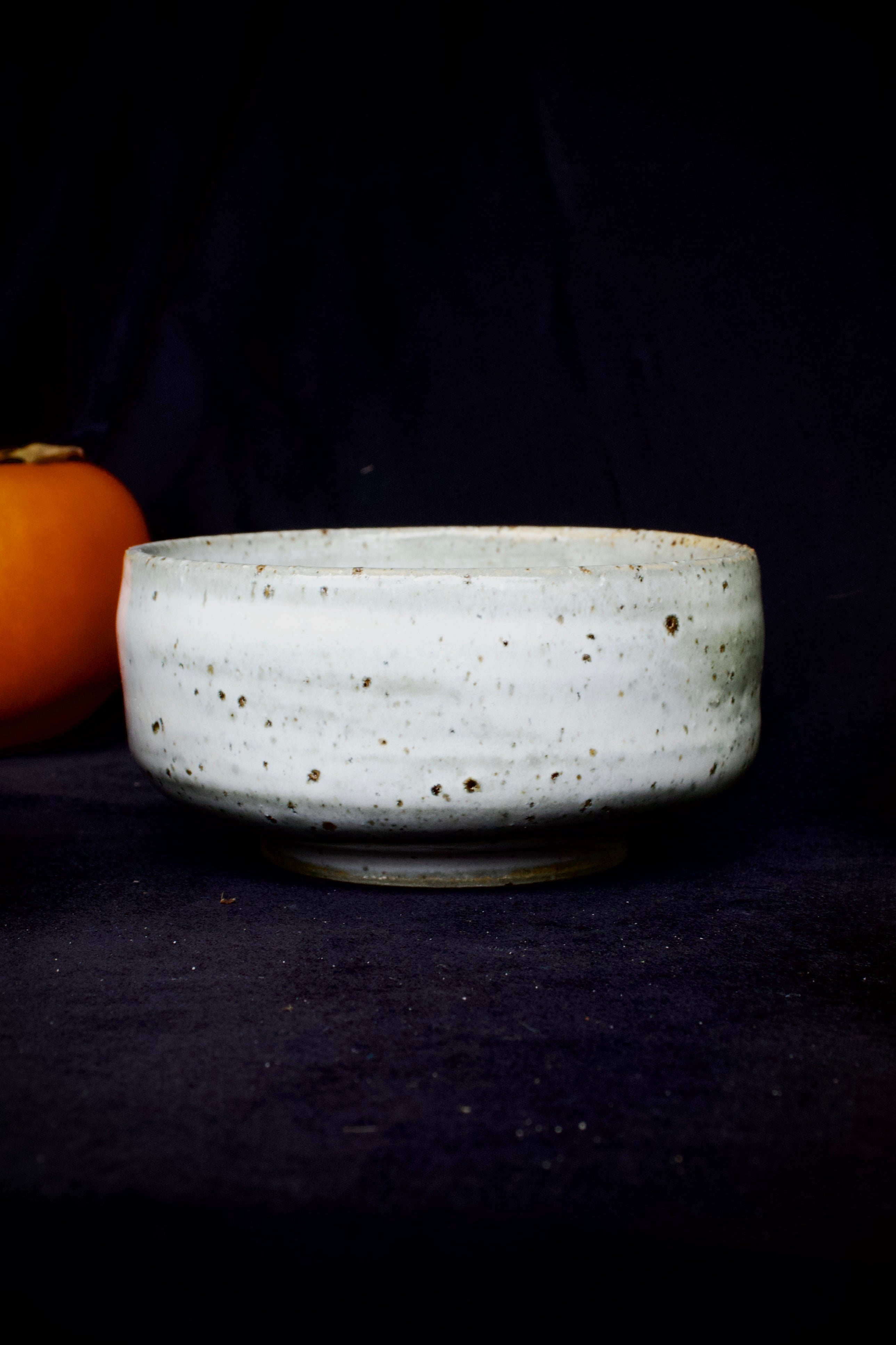 Small Chawan or Matcha Bowl - Marshmallow colour-way (1/4)